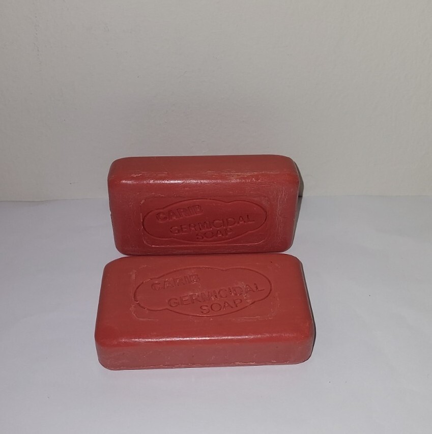 Authentic Jamaican CARBOLIC SOAP (2) Carib Carbolic Soap Bars New