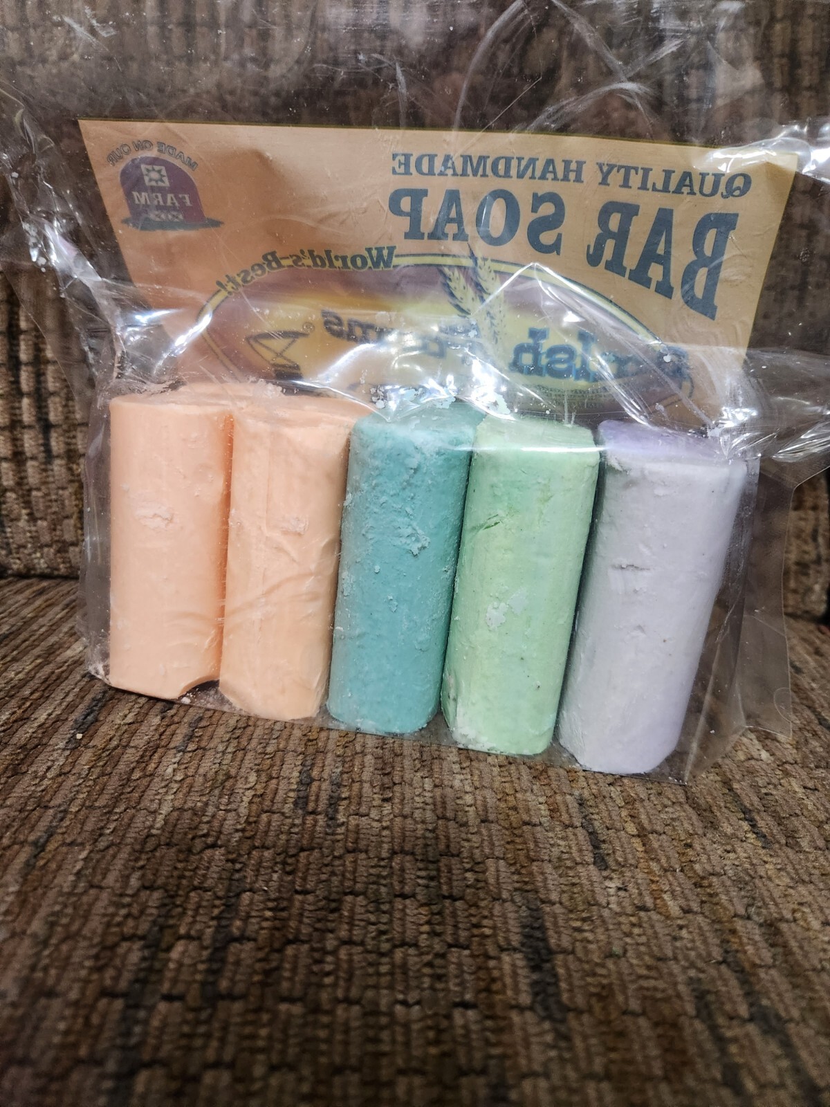 Amish Farm Bar Soap Pack Of 5 Huge Bars 5oz Each Soap Made In USA Scented
