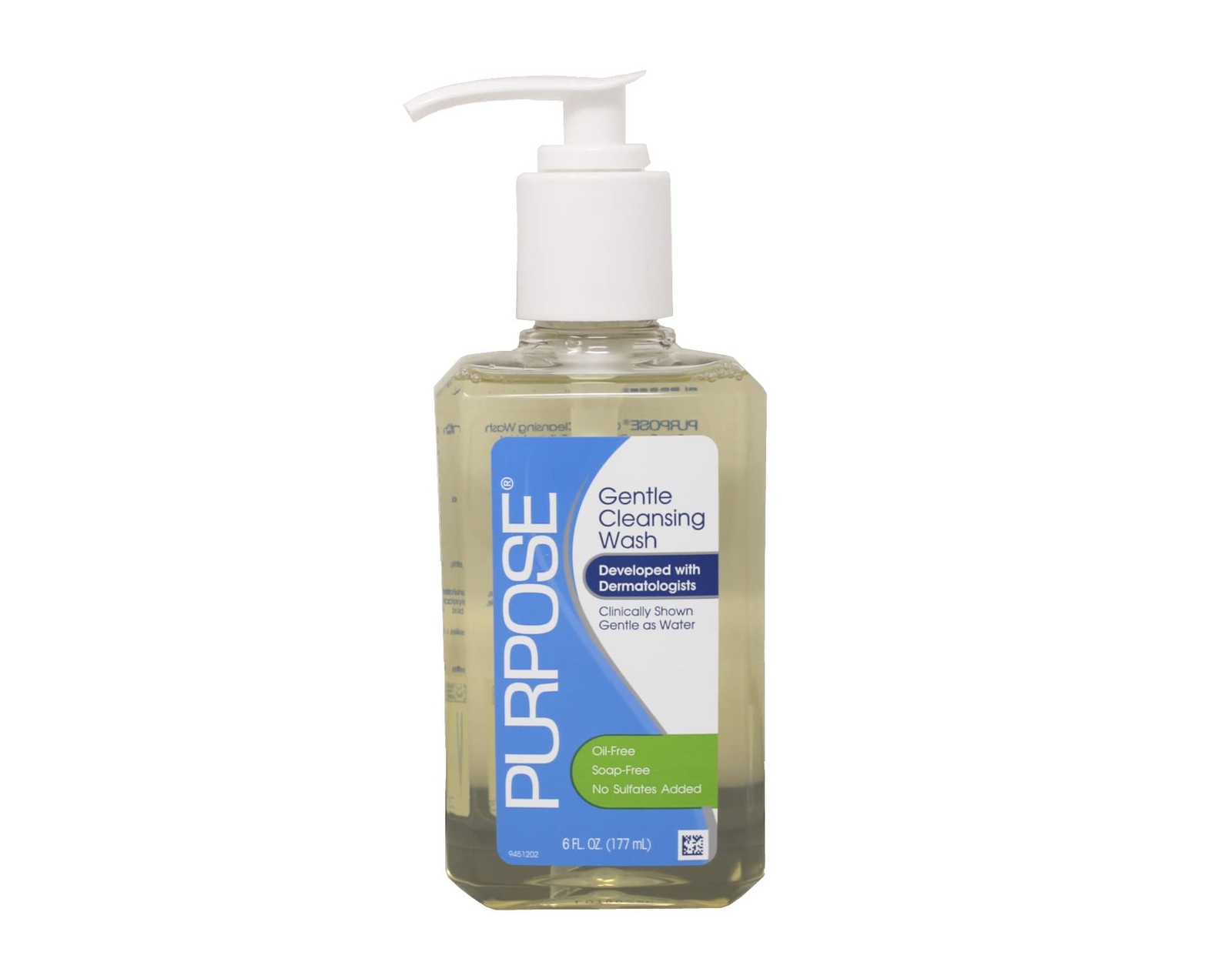 Purpose Gentle Cleansing Wash 6 Oz Pack of 2 Soap Free for Sensitive Skin