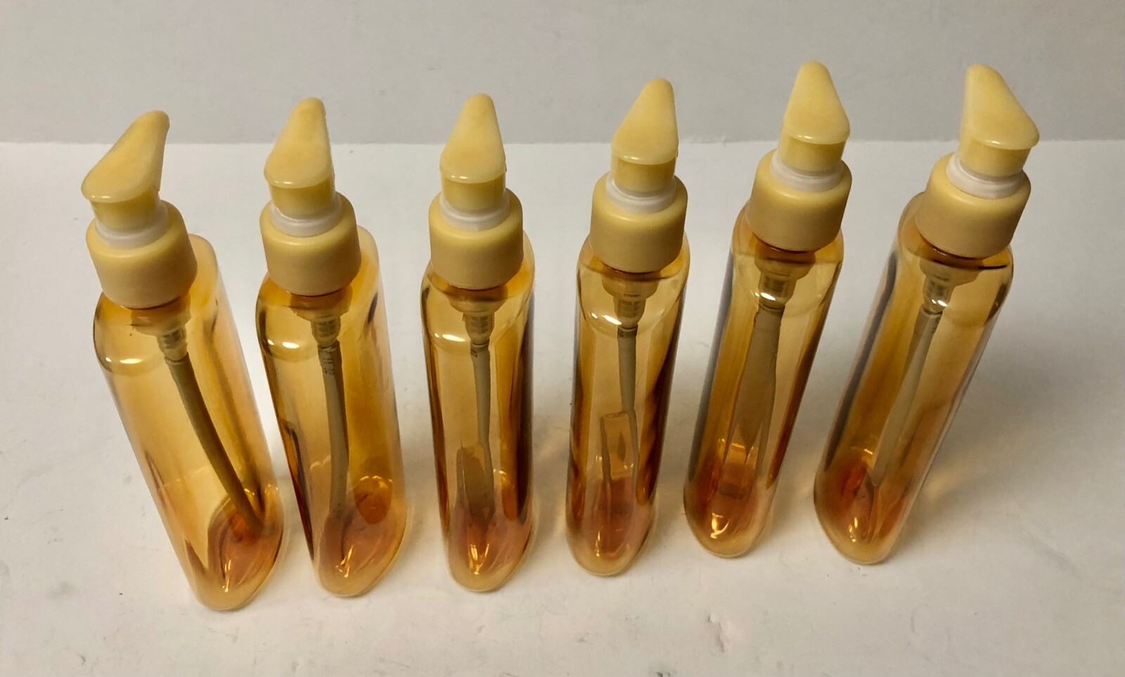 8 oz PET Plastic 24/410 Amber Cosmo Oval Bottle 3 to 24 Bottles