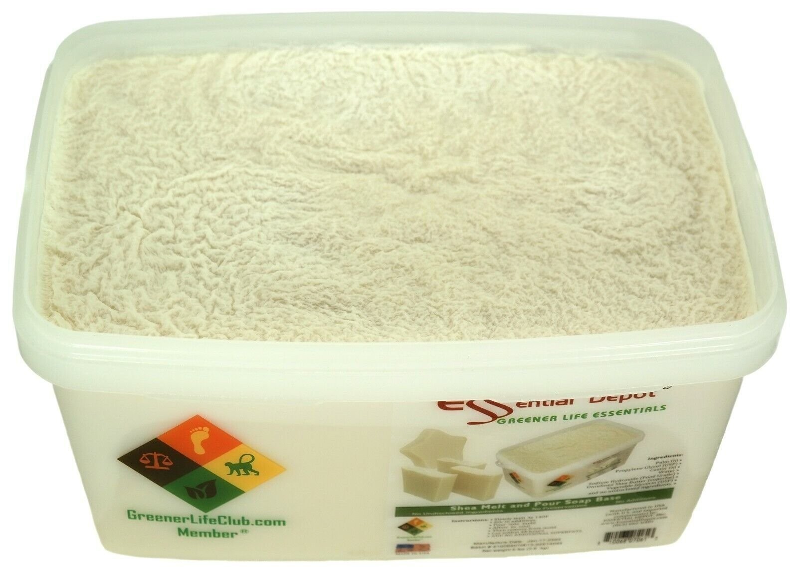 Shea Melt and Pour – 8 lbs – Greener Life Club Box