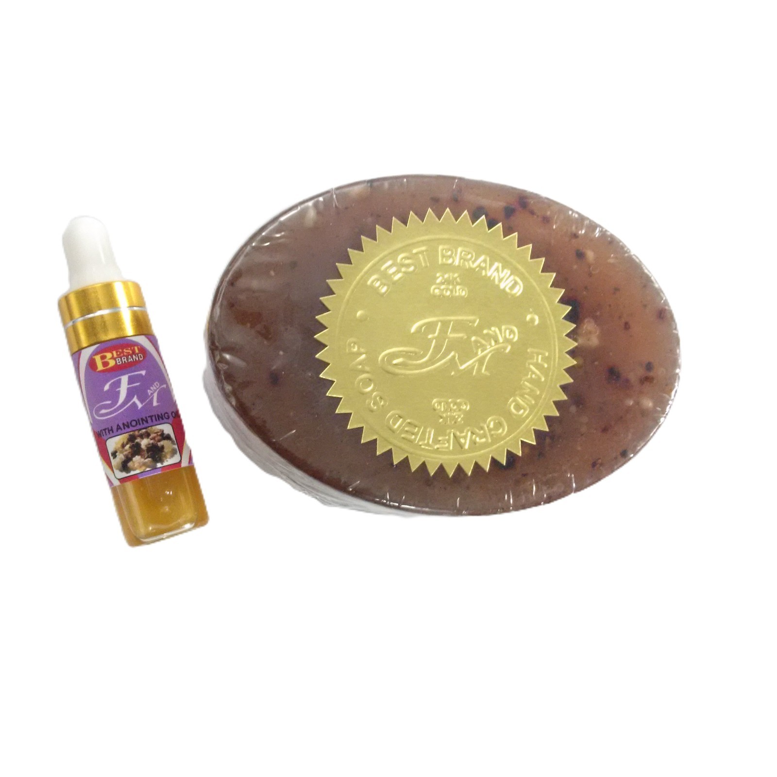 Best Brand F and M Frankincense and myrrh 24k bar soap and anointing oil.