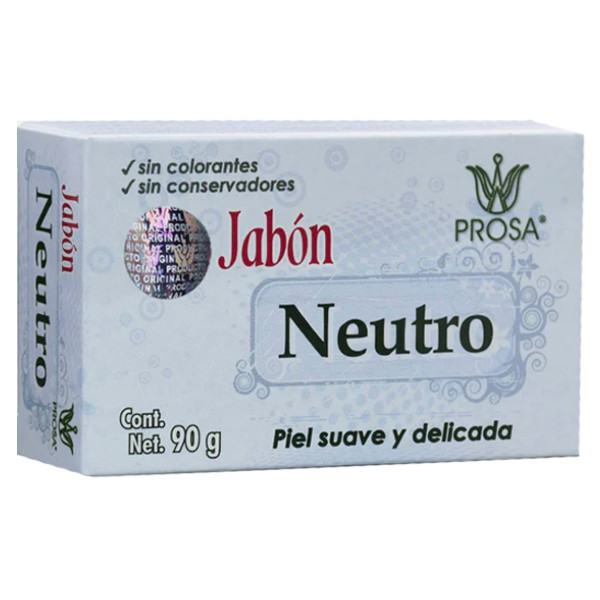 PROSA Jabón Neutro – Neutral Hypoallergenic Bar Soap. Great Soap Sensitive Skin