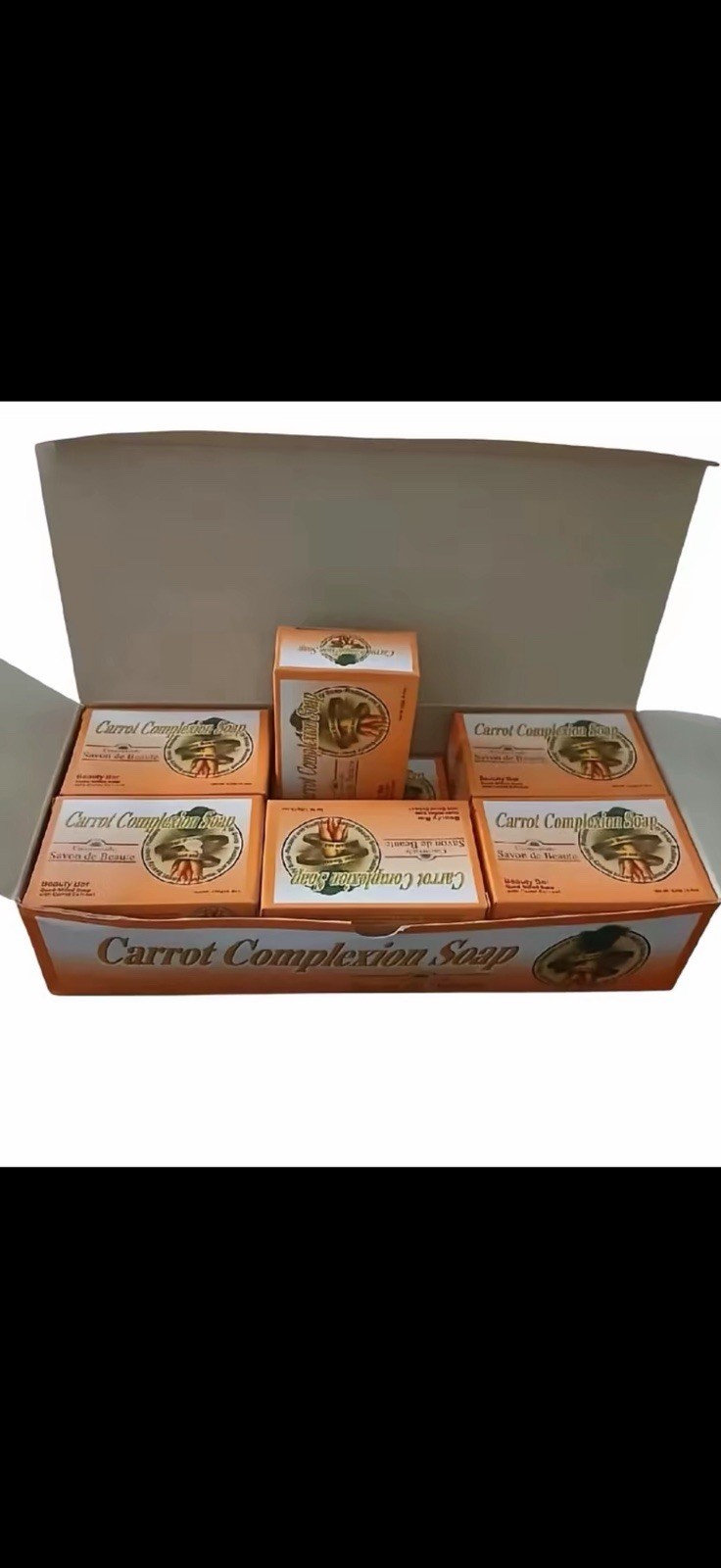 Savon Carrot Complexion Bar Soap 12 Pack