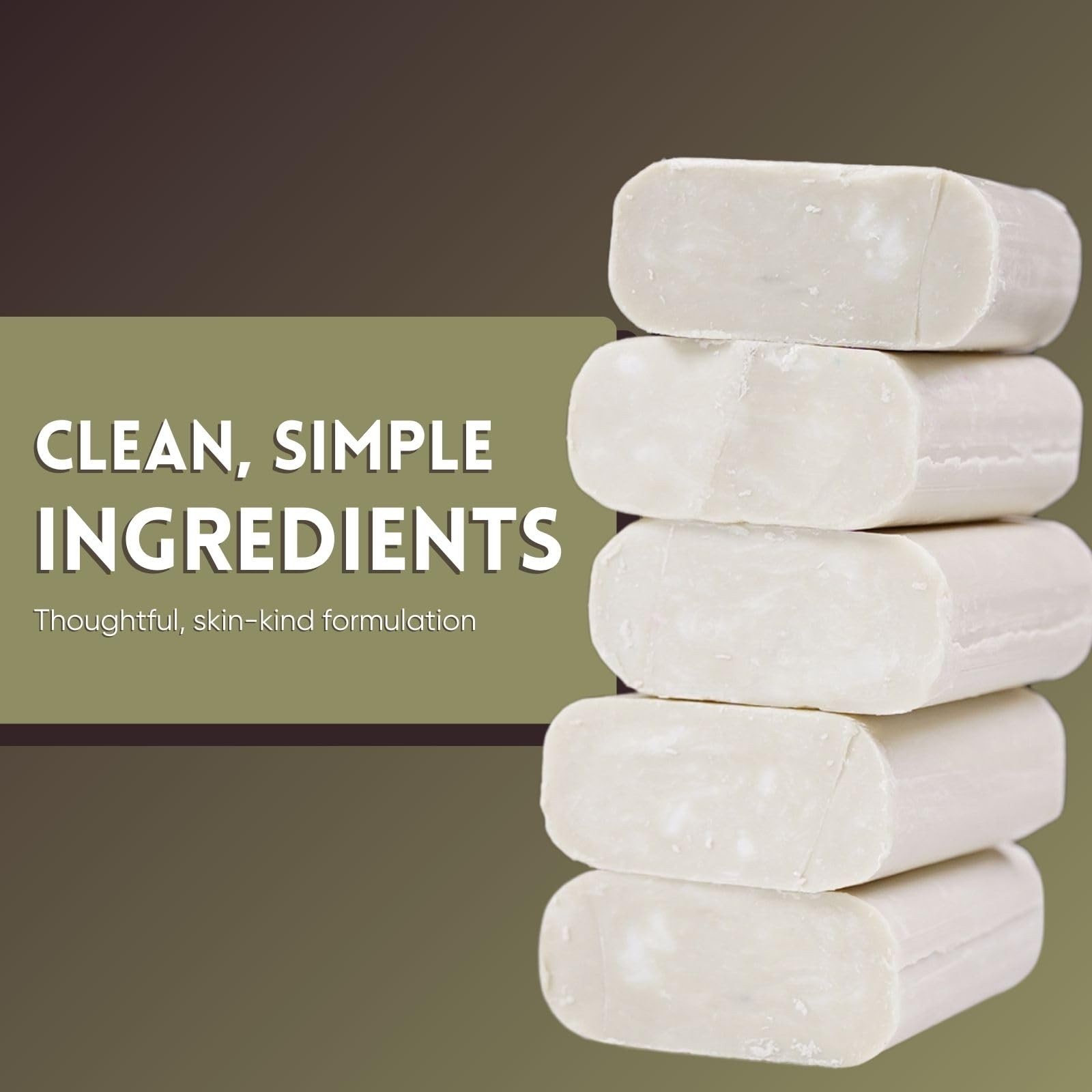 Farms Fragrance Bar Soap with Bentonite Clay 5 oz Bars (5 Pack) Vegan, Made i…