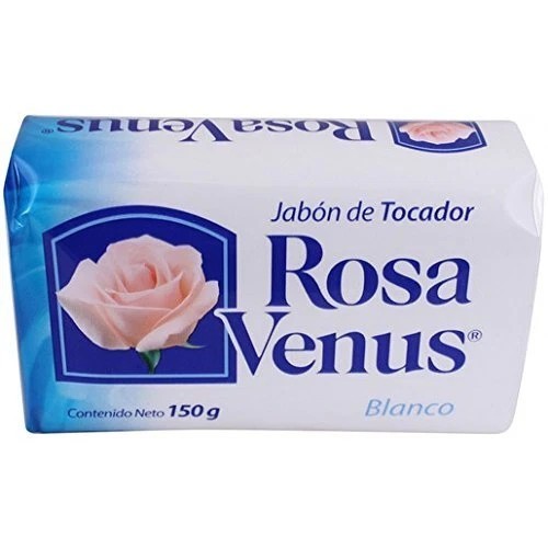 Jabon Rosa Venus Blanco White Classic 150g / 5.29 oz Rose Scent Soap Bar – NEW ❀