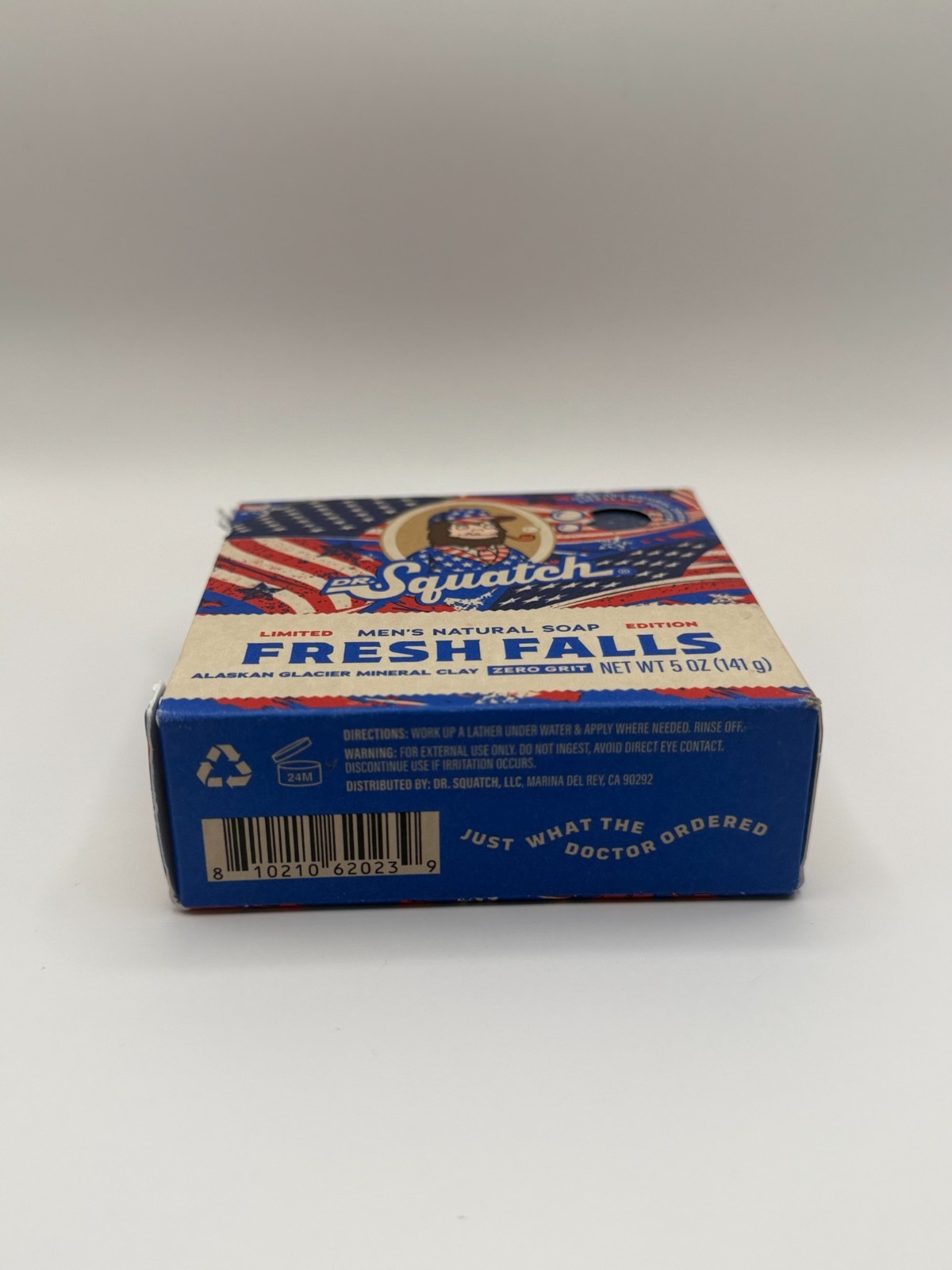 Dr Squatch 4th of July Bundle Freedom Fresh Fresh Falls Soap Body Wash Deodorant