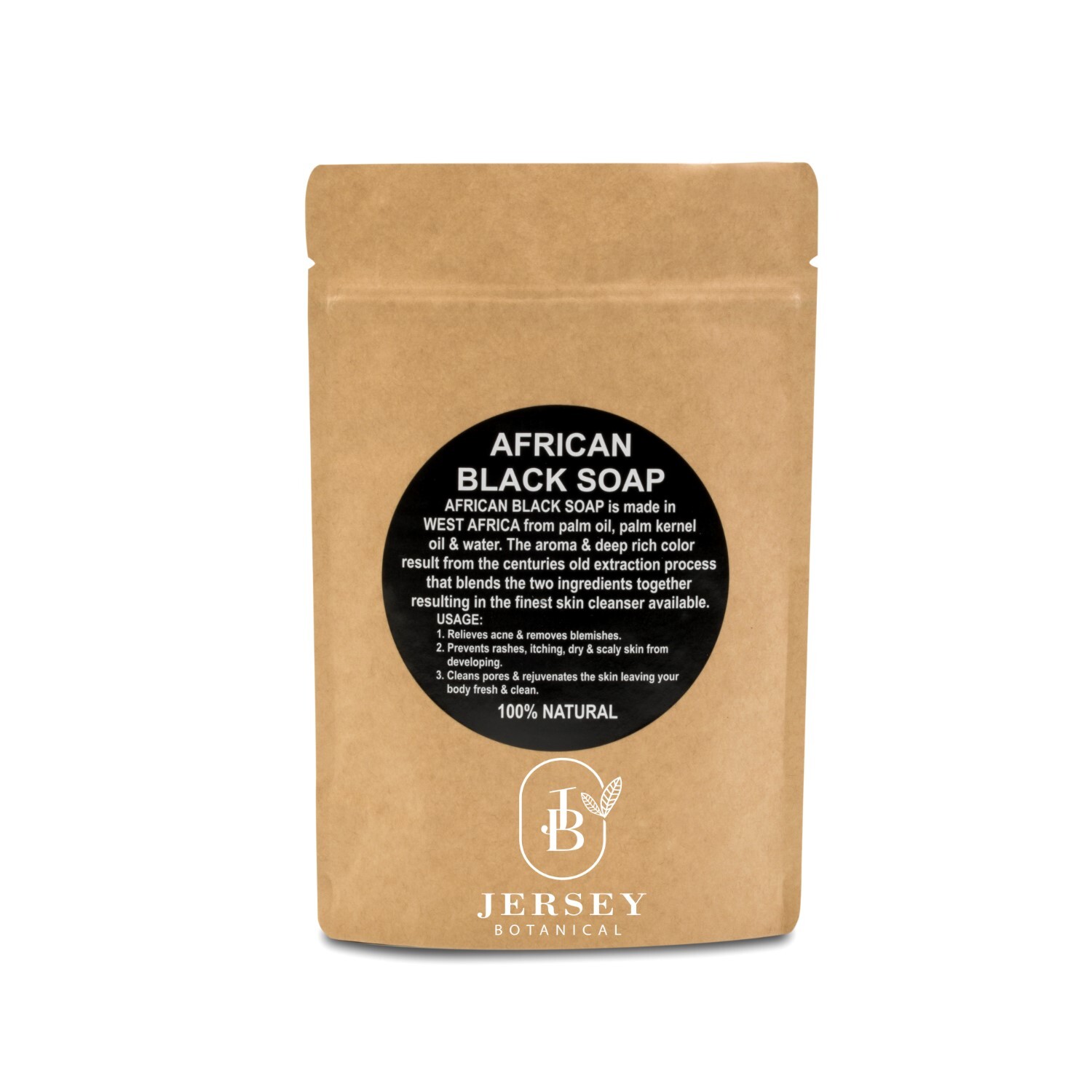 Raw African Black Soap Paste 100% Natural Organic Acne & Blemish Treatments