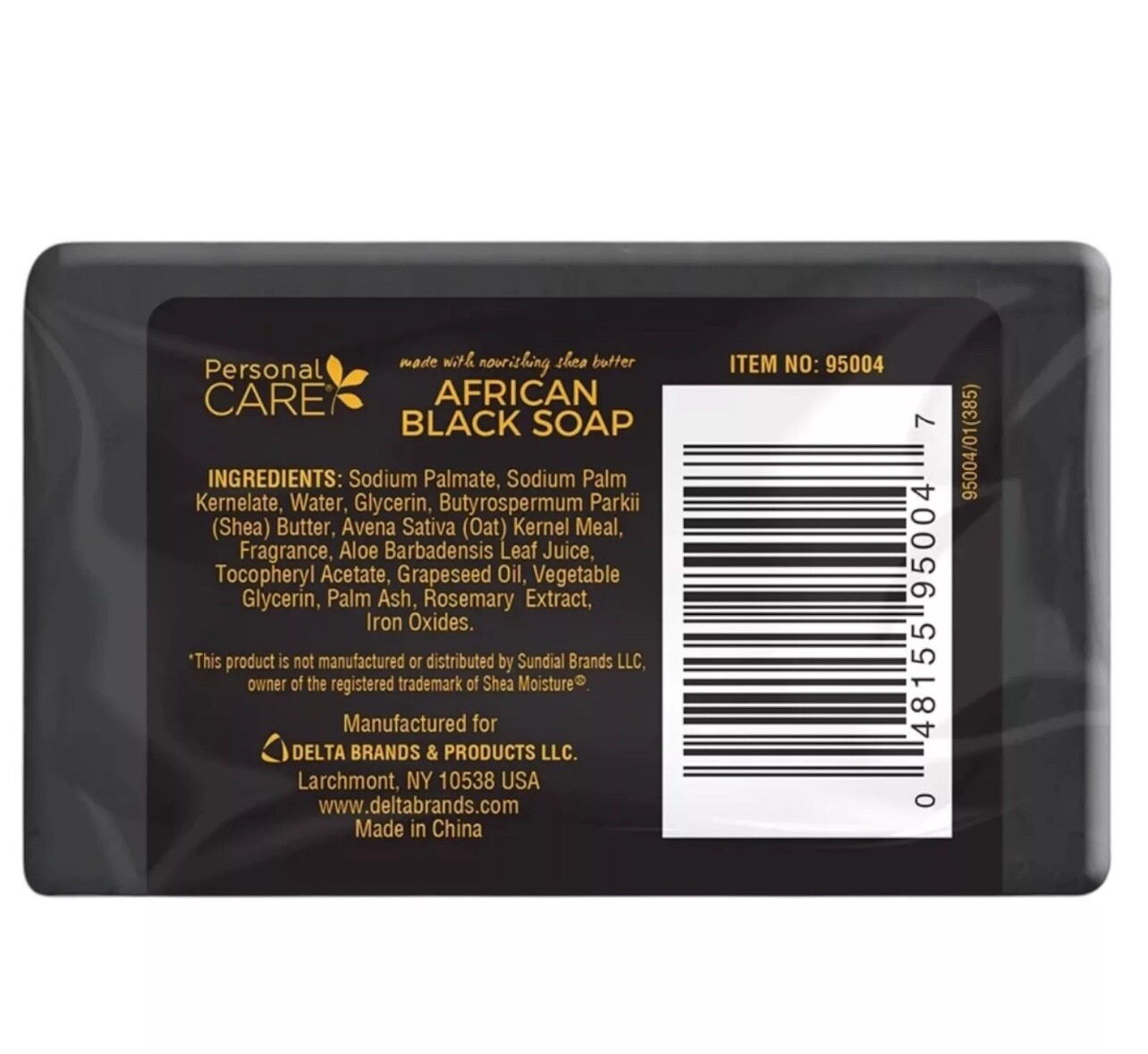 African Black Soap Clarifying Detoxifying Soap 4oz Compare to Shea Moisture