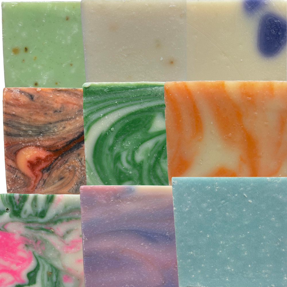 Handmade Soap Bars w/Organic Shea Butter & Coconut Oil – YOU CHOOSE! – 4.5 oz.