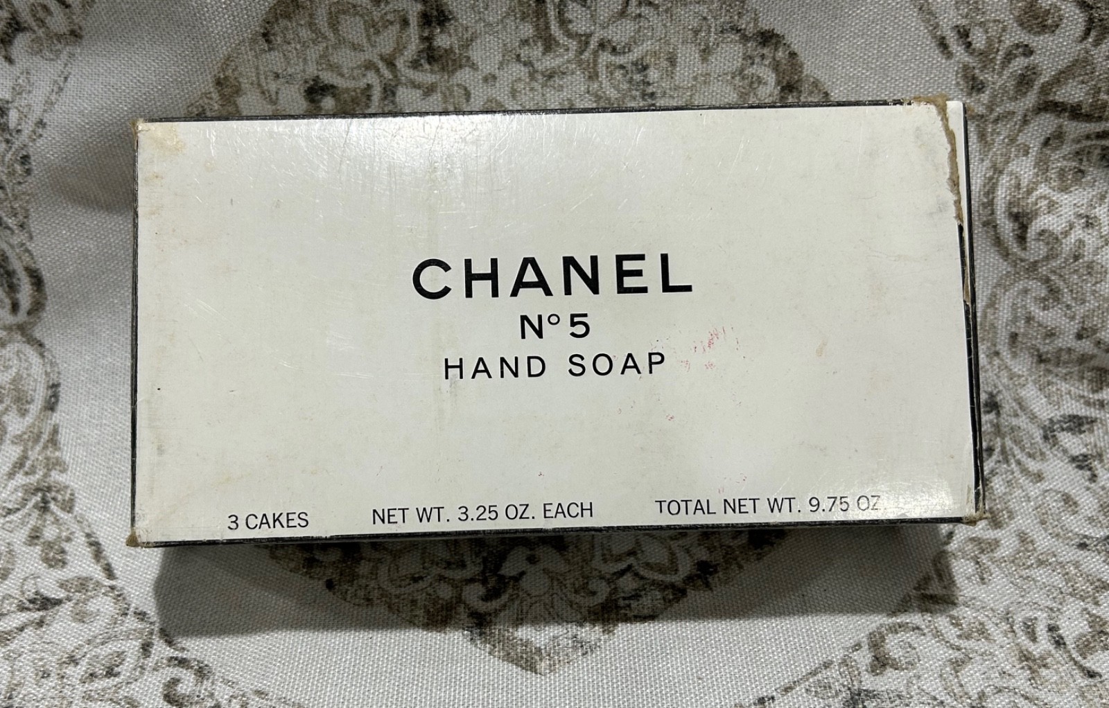 New Vintage Chanel No 5 Set of 3 Hand Soap Cakes Set