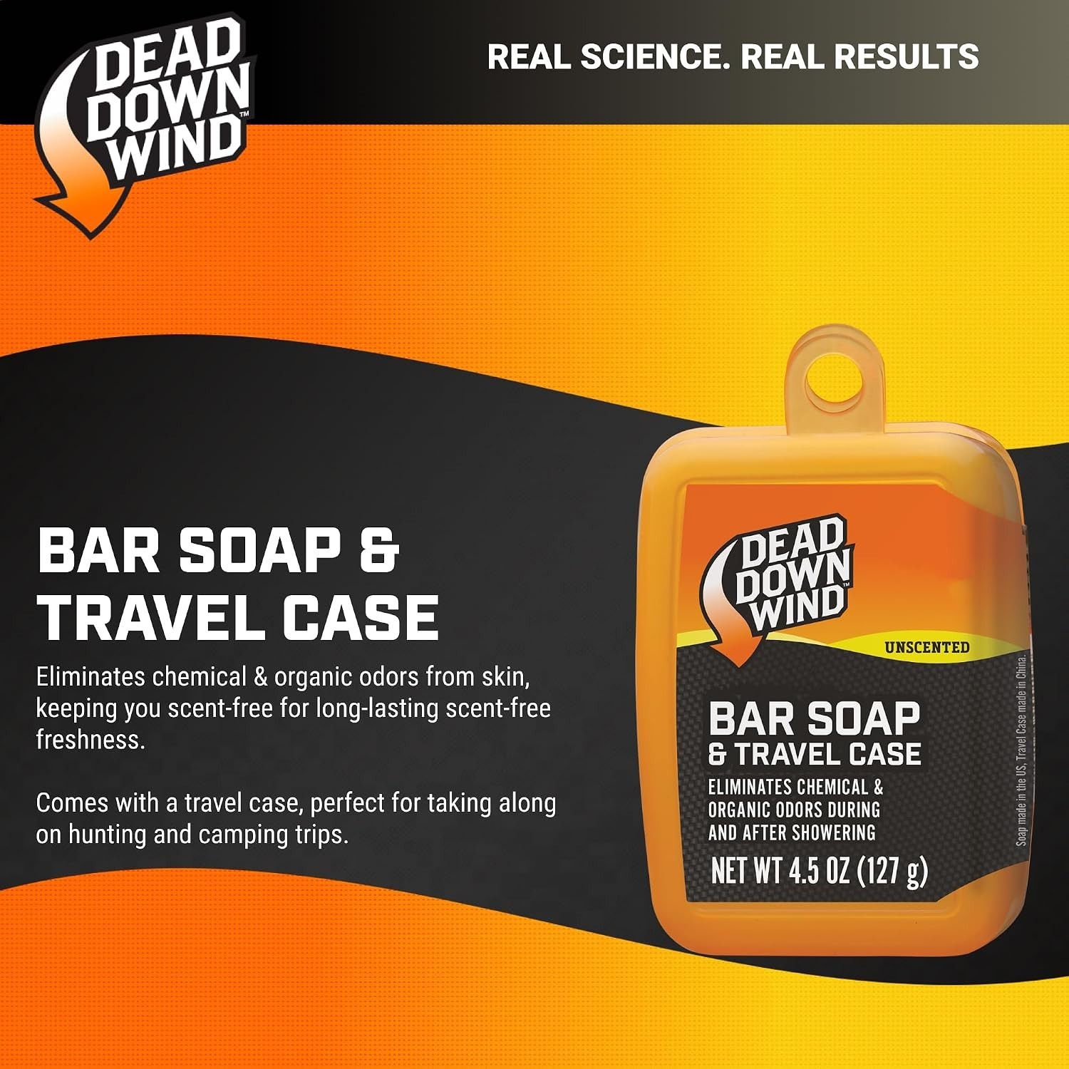 Unscented Biodegradable Bar Soap with Travel Case – Ideal for Outdoor Adventures