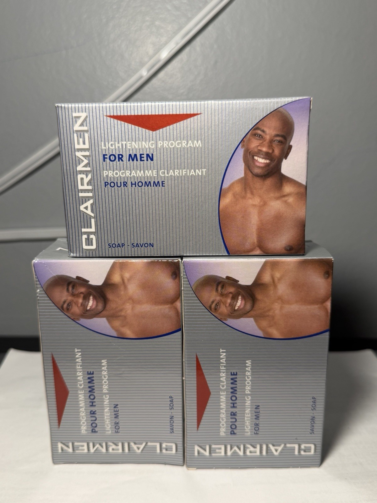 CLAIRMEN Lightening Soap 3-Pack, 180g Each