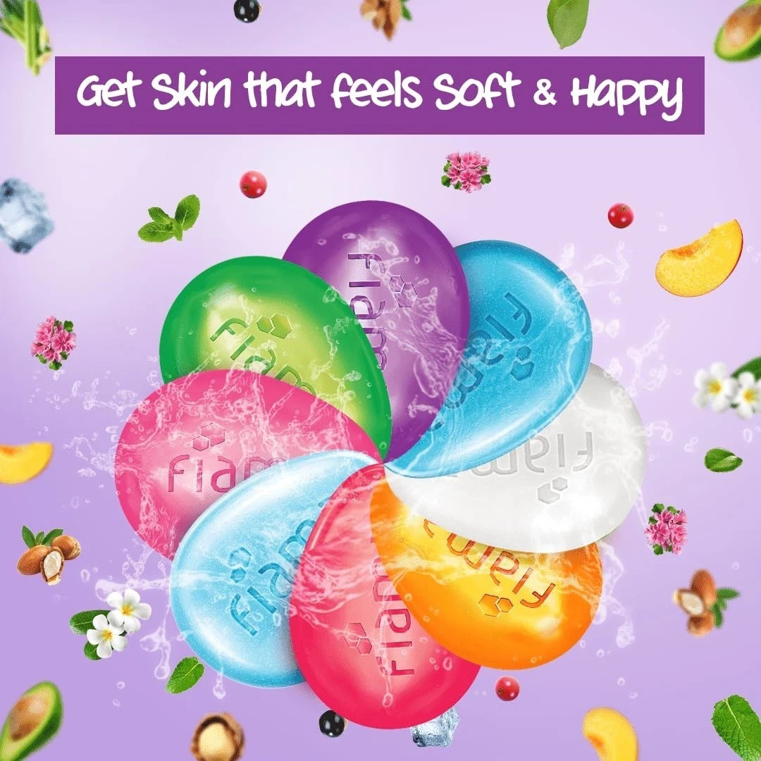 Fiama Mega Celebration Pack With 8 Unique Gel Bathing Bars (125g – Pack of 8)