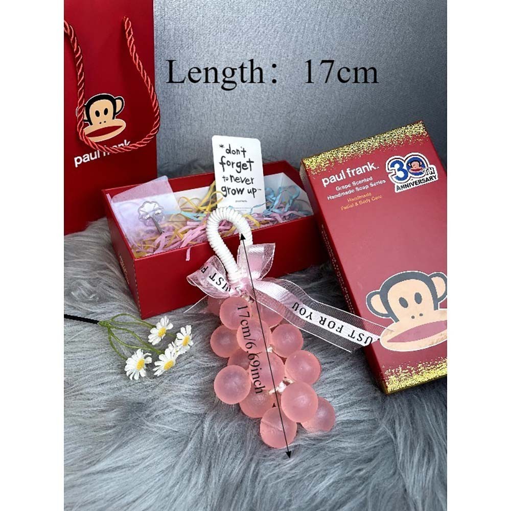 Artisanal Cleansing Long-Lasting Charming Unique Skin-Friendly Grape-shaped Soap