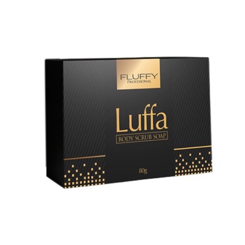 80g FLUFFY LUFFA Body Scrub Soap REMOVE DIRT Dark Spots Dead Skin Cells