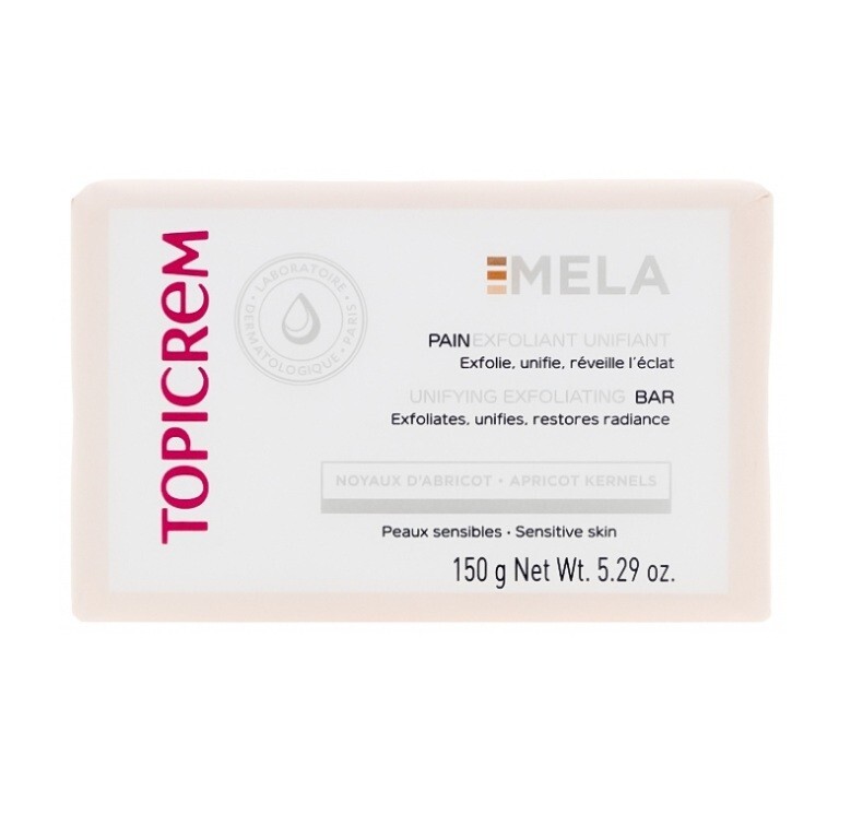 Topicrem Mela Unifying Exfoliating Bar 150g Exp 08/2028