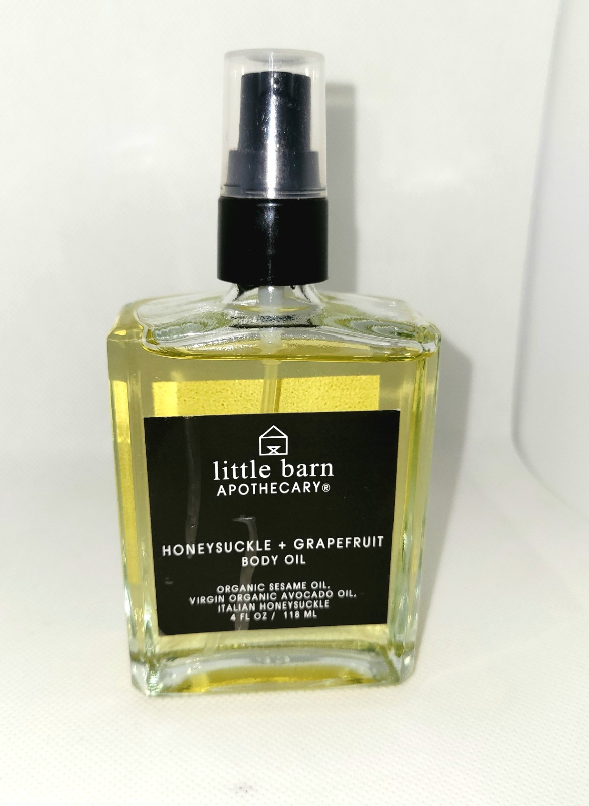 LITTLE BARN APOTHECARY ♡ Honeysuckle & Grapefruit Body Oil Skin Bath 4 oz New