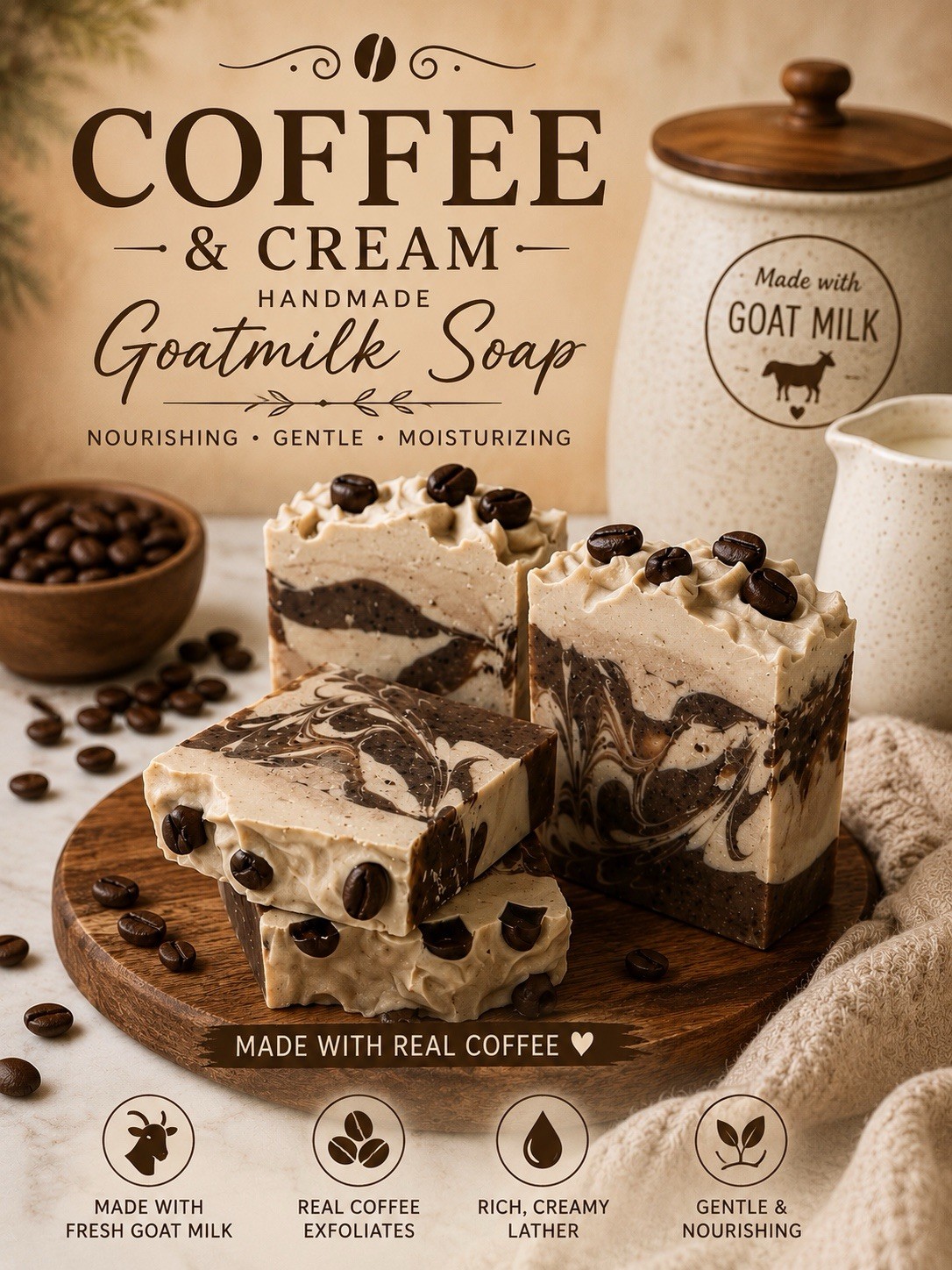 goat milk soap bar
