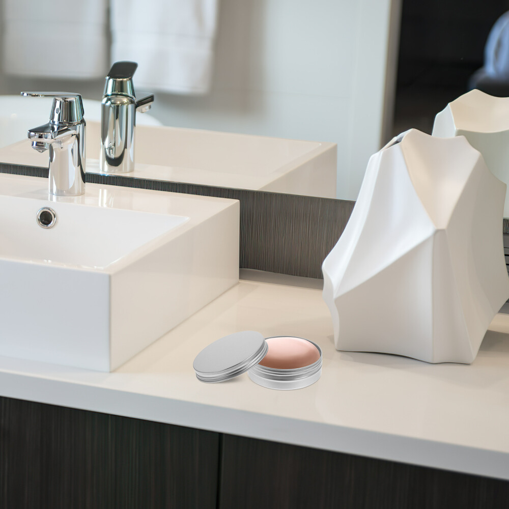 3Pcs Soap Boxes Sink Cases with Lid Soap Trays Housewarming Gifts (Silver)