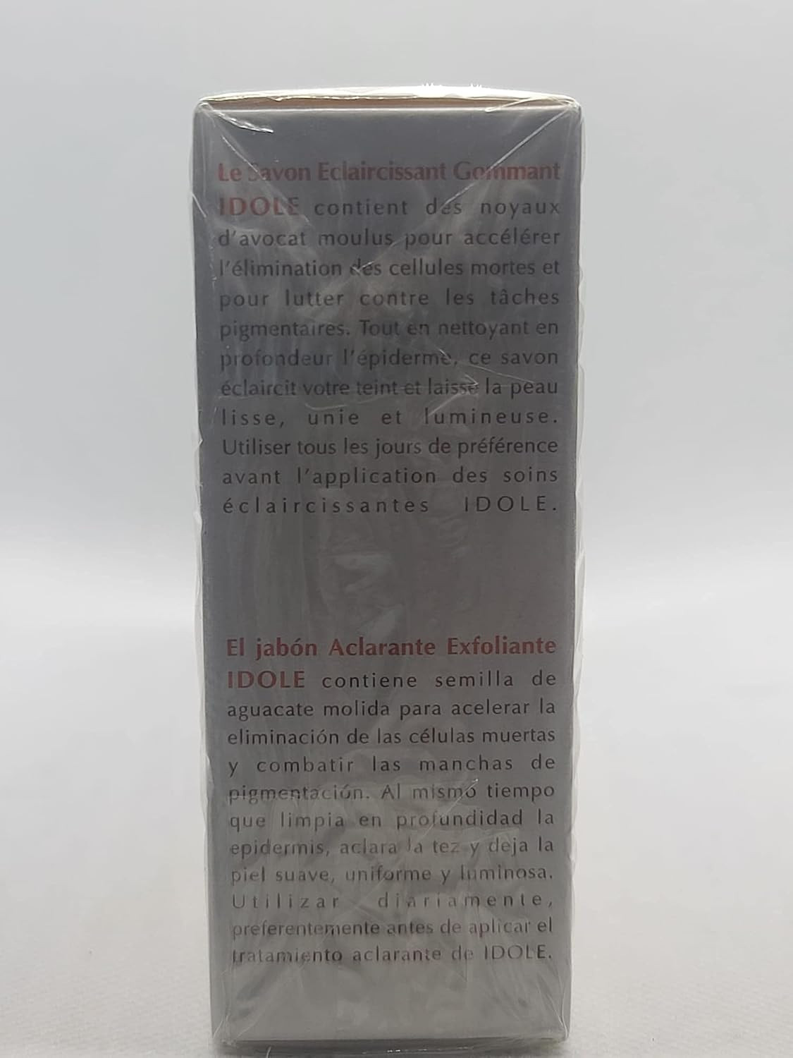 Idole Exfoliating Soap with Avocado Seed Powder, 3-Pack, Net 125G (4.4 Oz)