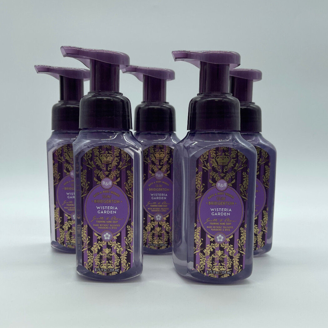 Bath & Body Works BRIDGERTON WISTERIA GARDEN Foaming Hand Soap X5