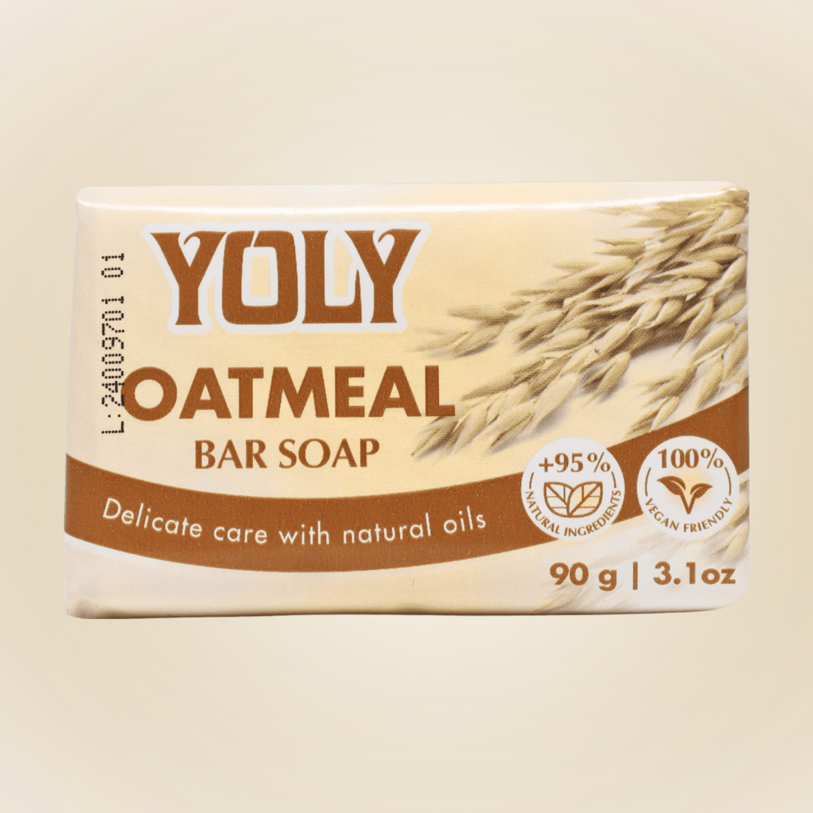 Yoly Oatmeal Bar Soap – Vegan, Paraben Free, 95% Natural [Multipack options]