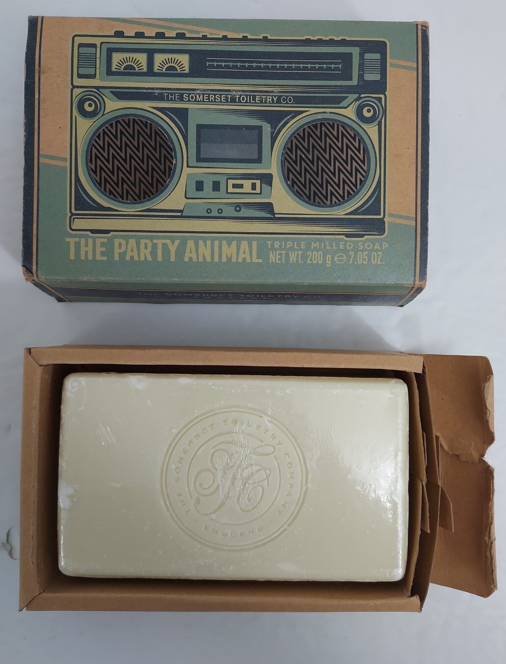 Somerset Mens Soap Bar Sage Triple Milled 7.5 OZ The Party Animal NEW