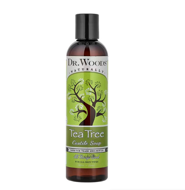 Dr. Woods Pure Tea Tree Liquid Castile Soap, 16oz