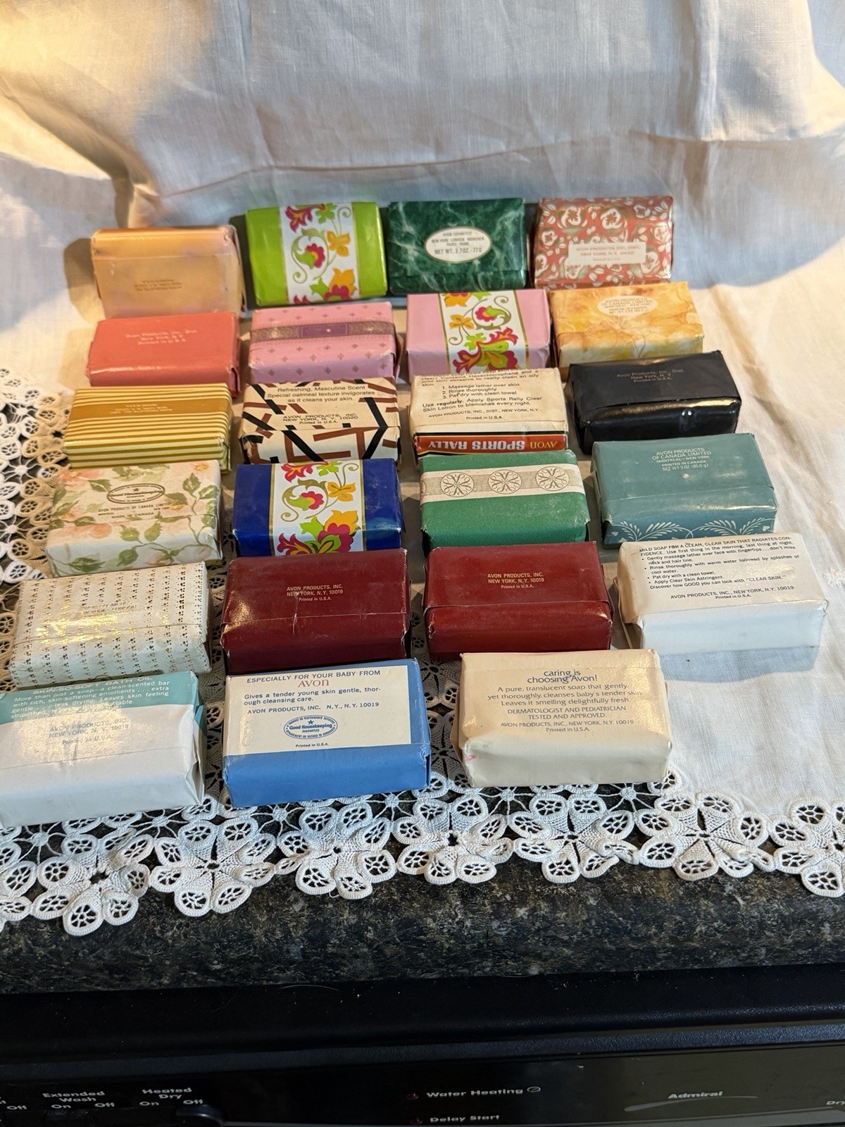 Huge Lot of Vintage Avon Bar Soaps – 23 Bars – Great Assortment – 3 oz. Size