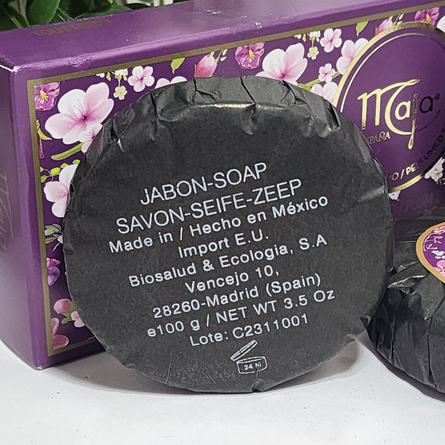 Maja Plum Blossom Luxury Perfume Soap Flor de Ciruelo Jabon – 3 x 3.5 oz NEW