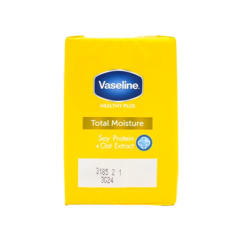 24 x VASELINE 75g HEALTHY PLUS BAR SOAP TOTAL MOISTURE SOY PROTEIN + OAT EXTRACT