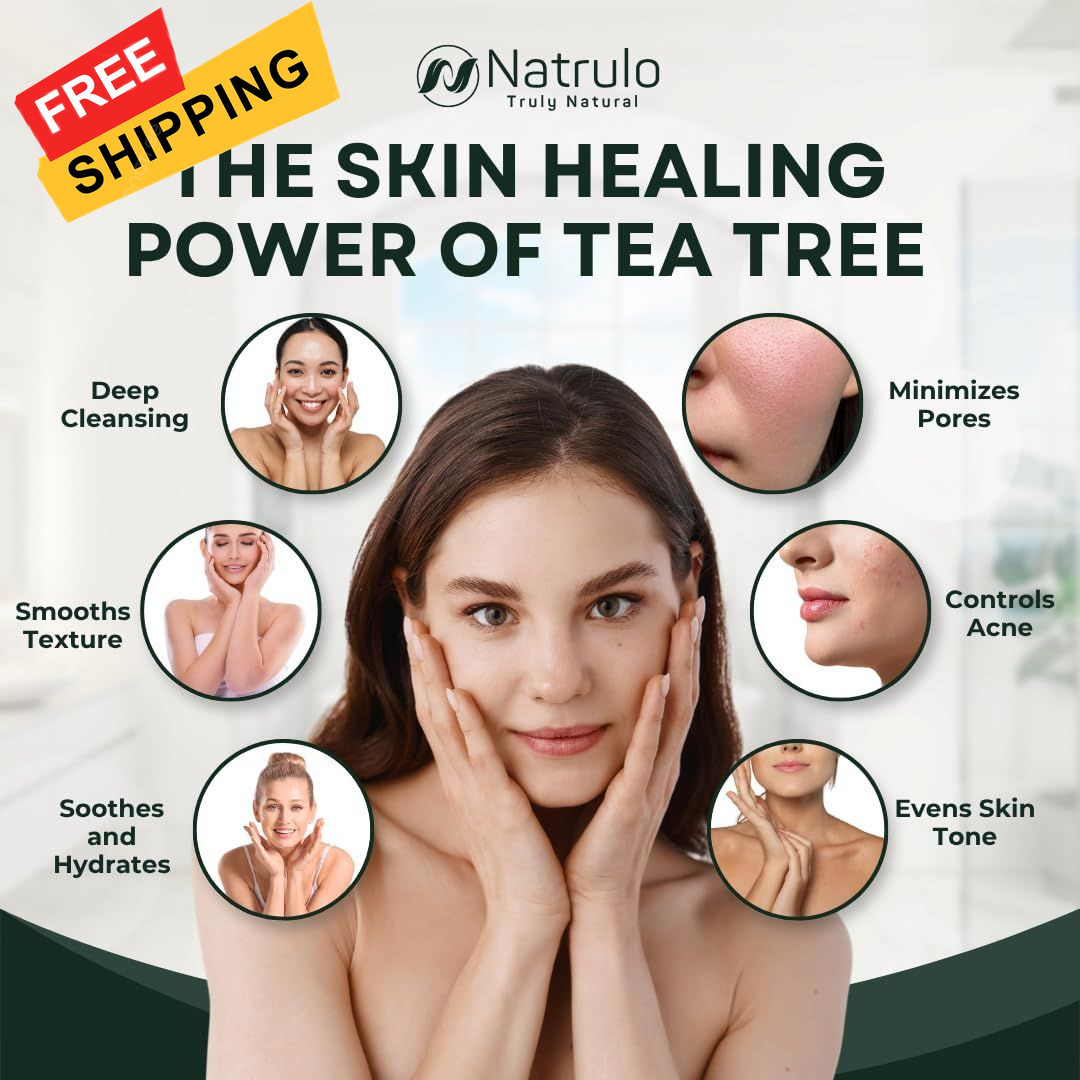 Tea Tree Soap – Natural Defense Oil Wash Bar for 5 Ounce (Pack of 1)