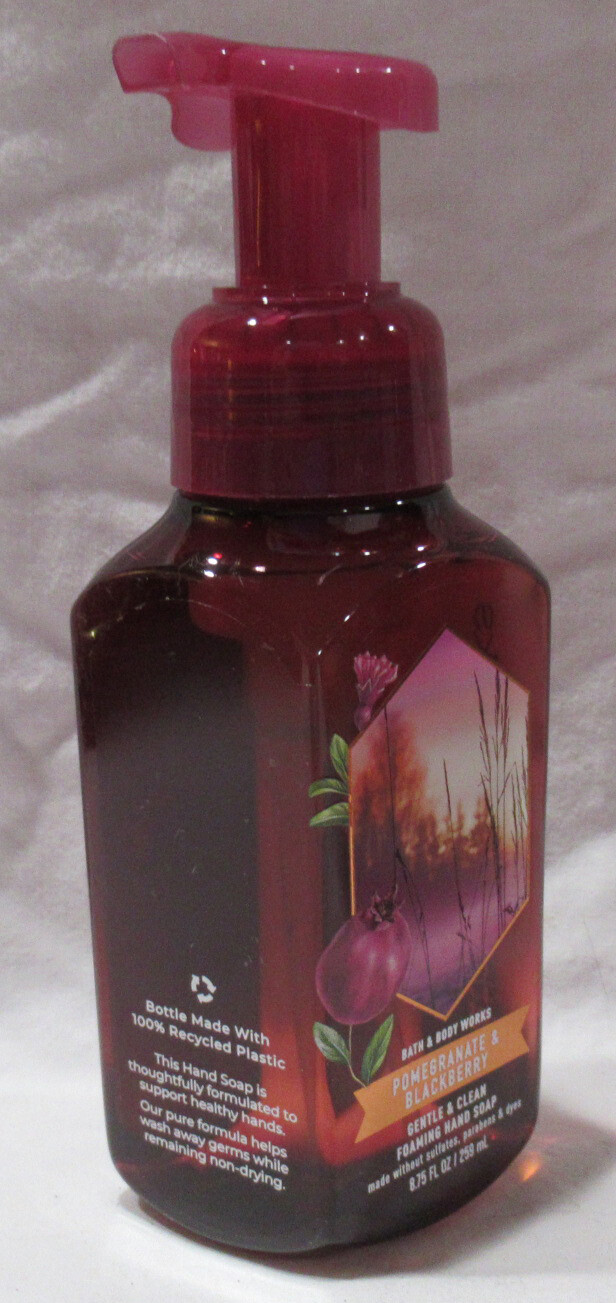 Bath & Body Works Gentle & Clean Hand Soap Lot Set of 2 POMEGRANATE & BLACKBERRY