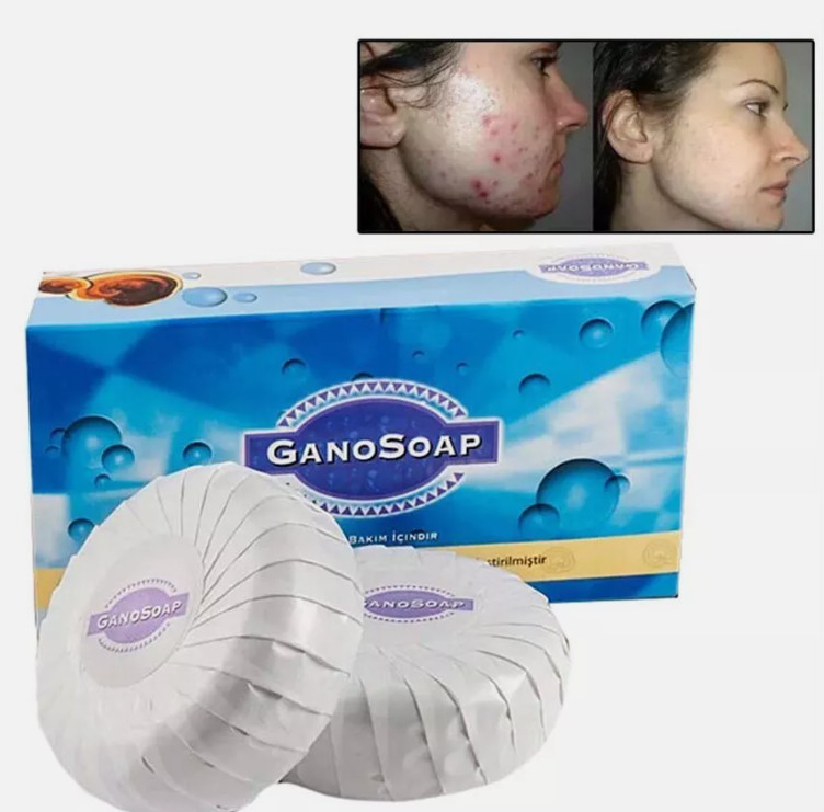 1 pcs Gano Soap Gano Excel Ganoderma Goat Milk Soap Anti Aging Acne Remover