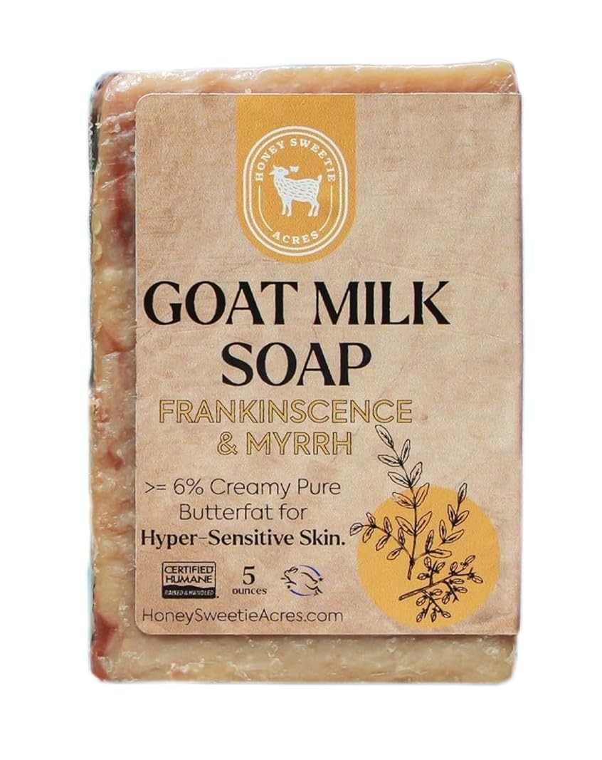 Frankincense Goat Milk Soap, 5 oz Bar