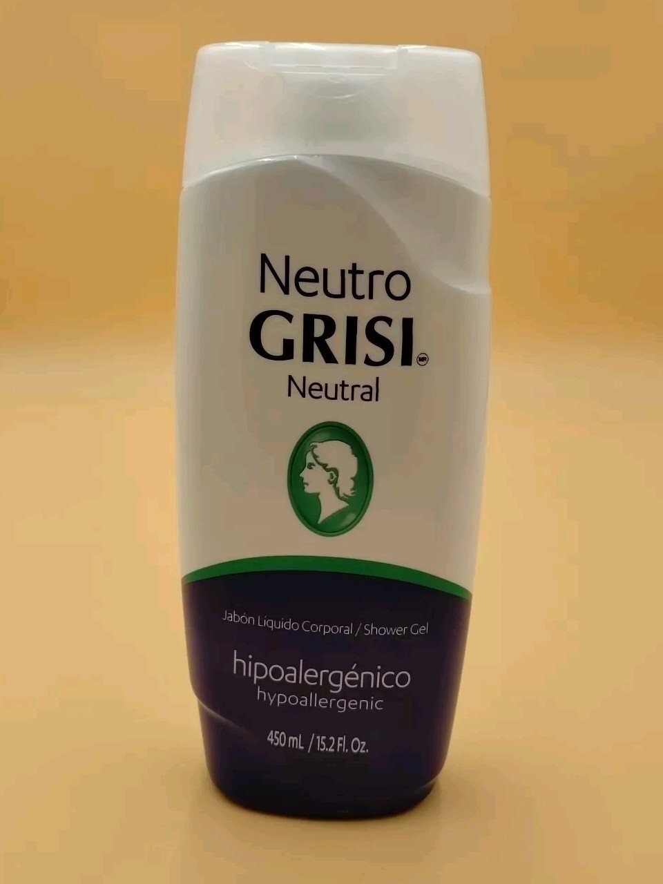Grisi Neutro Neutral Shower Gel | Hypoallergenic Body Wash | 15.2 Oz