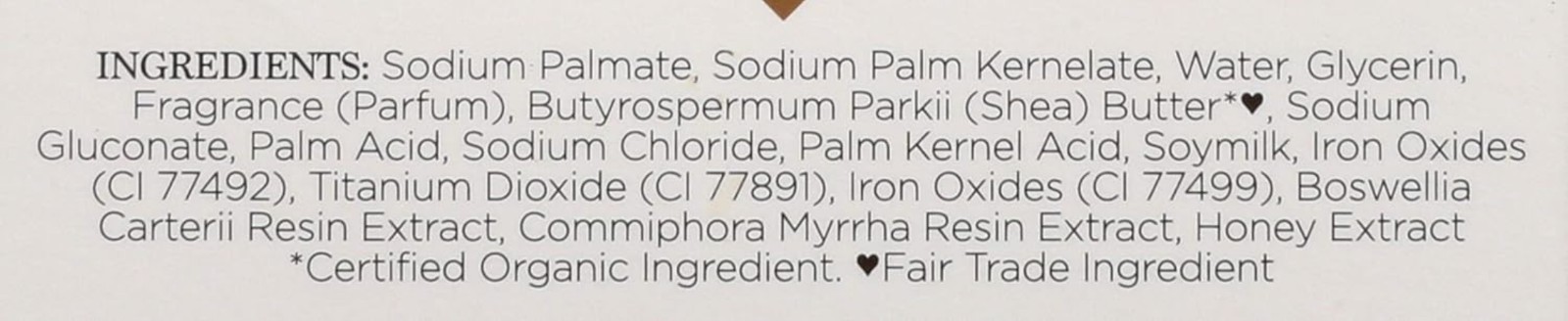 Luxurious 5 Oz Bar Soap with Raw Shea Butter, Frankincense & Myrrh Infusion