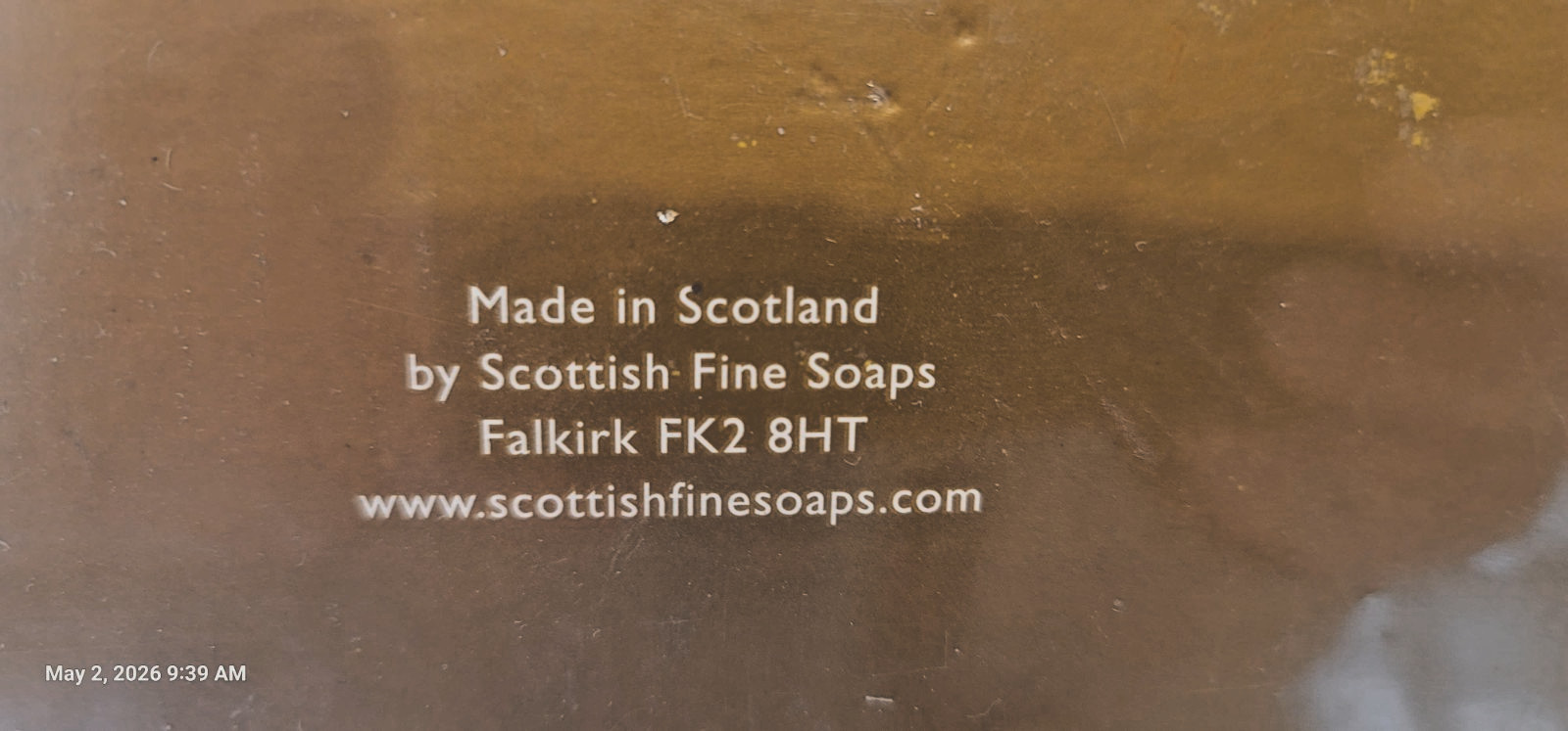 Scottish Fine Soaps 4 Pack of 7 oz Almond Pure Vegetable Soaps New in Box