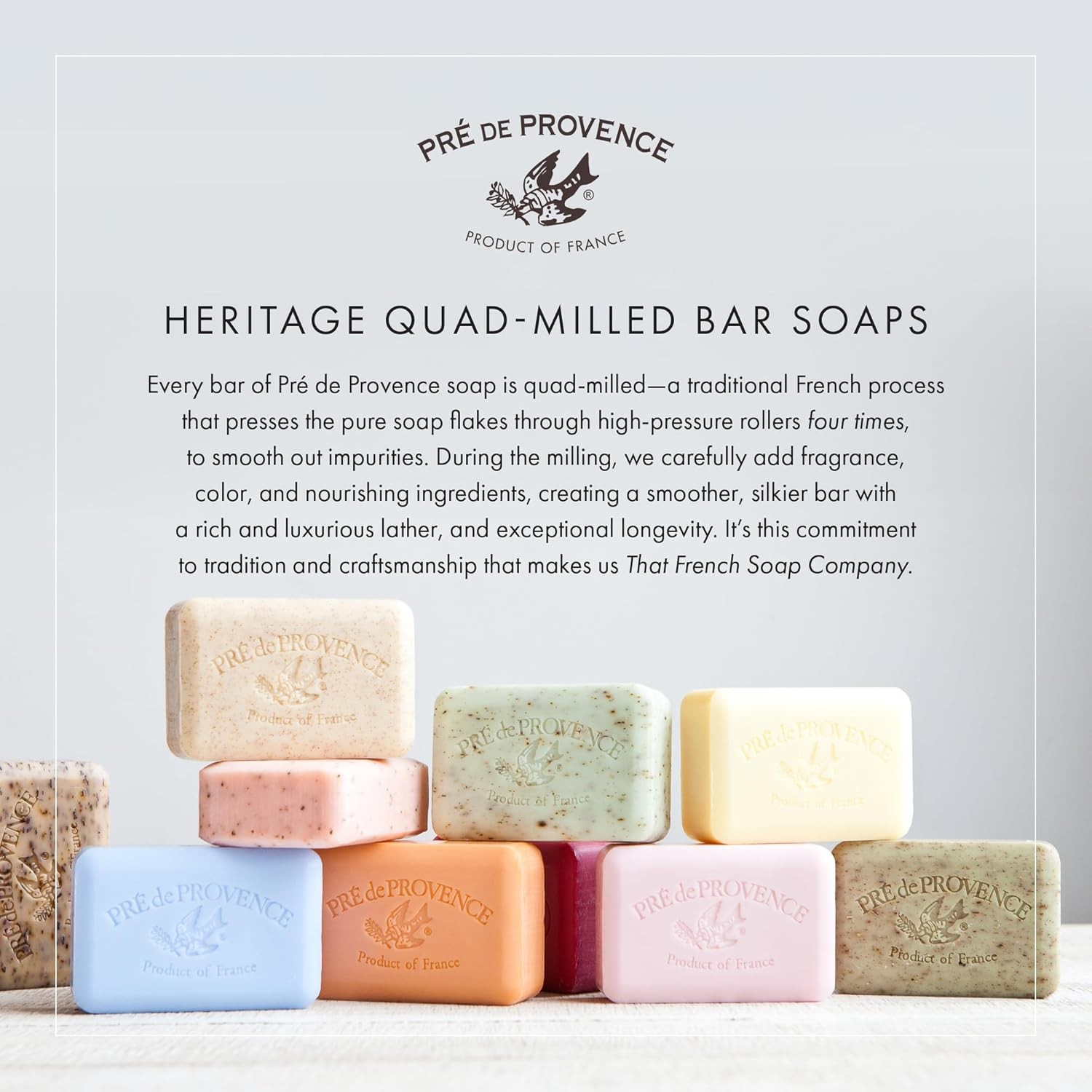 Artisanal Soap Bar Enriched with Organic Shea Butter Natural French Skincare