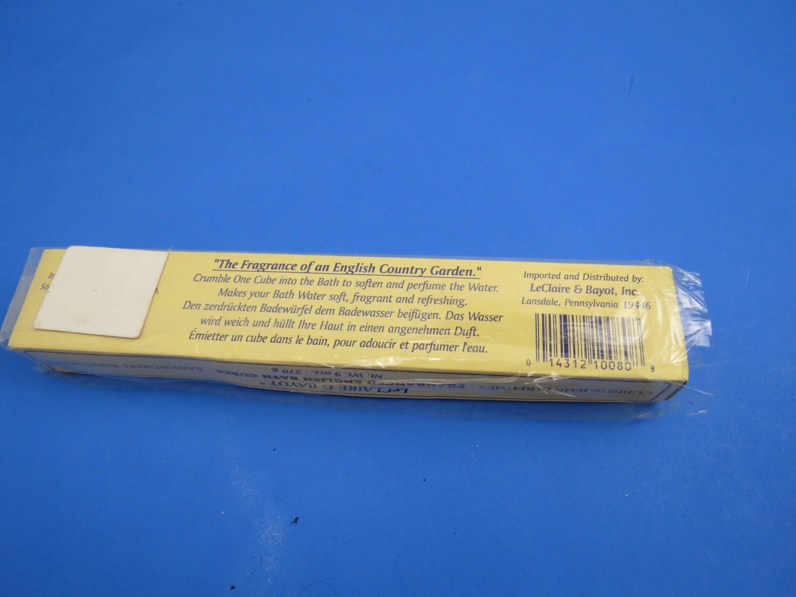 The Fragrance of an English Country Garden (6) Sealed New Ben Ricket Bath Cube