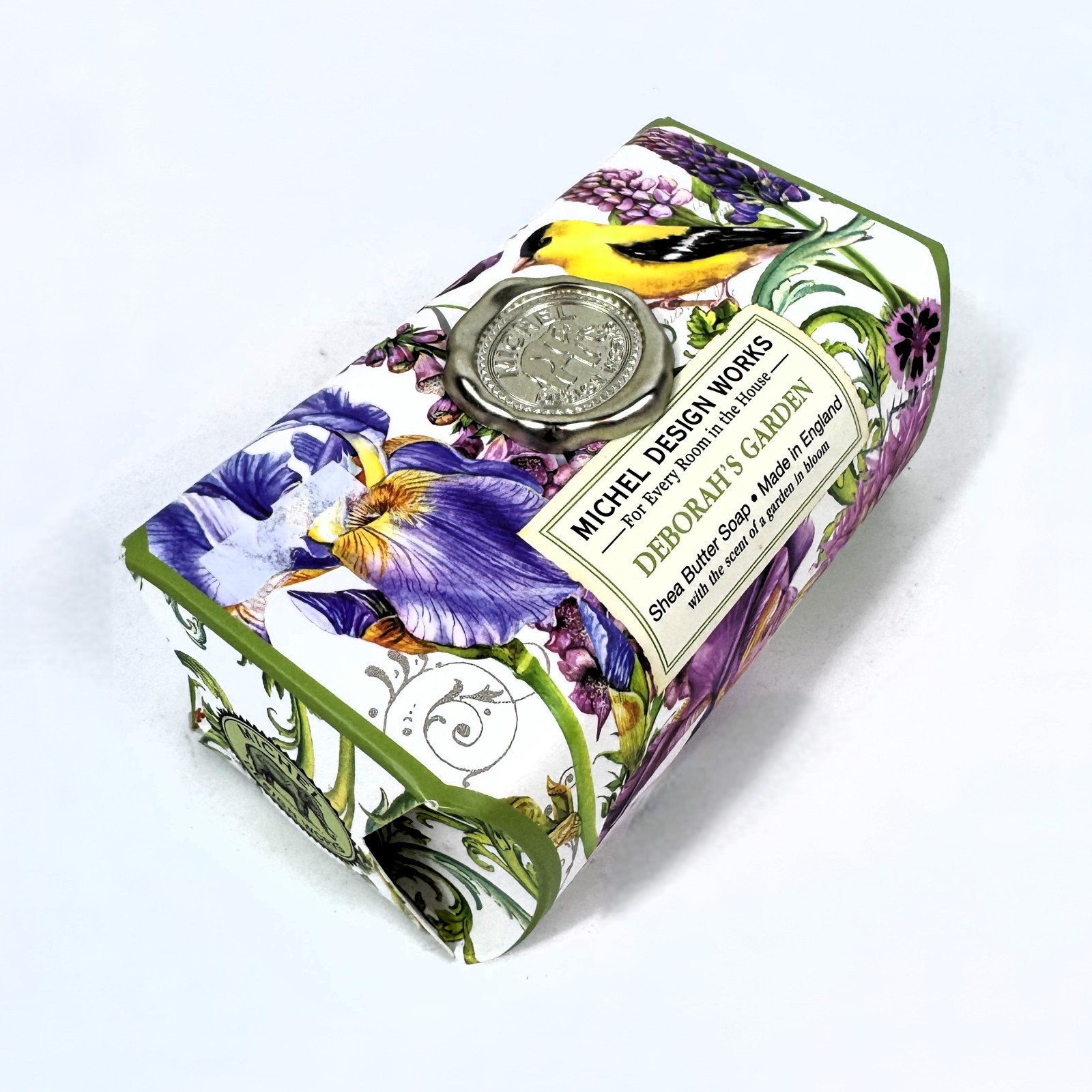 Michel Design Works Deborahs Garden 8.7 oz Artisanal Bar Bath Soap Floral Sealed