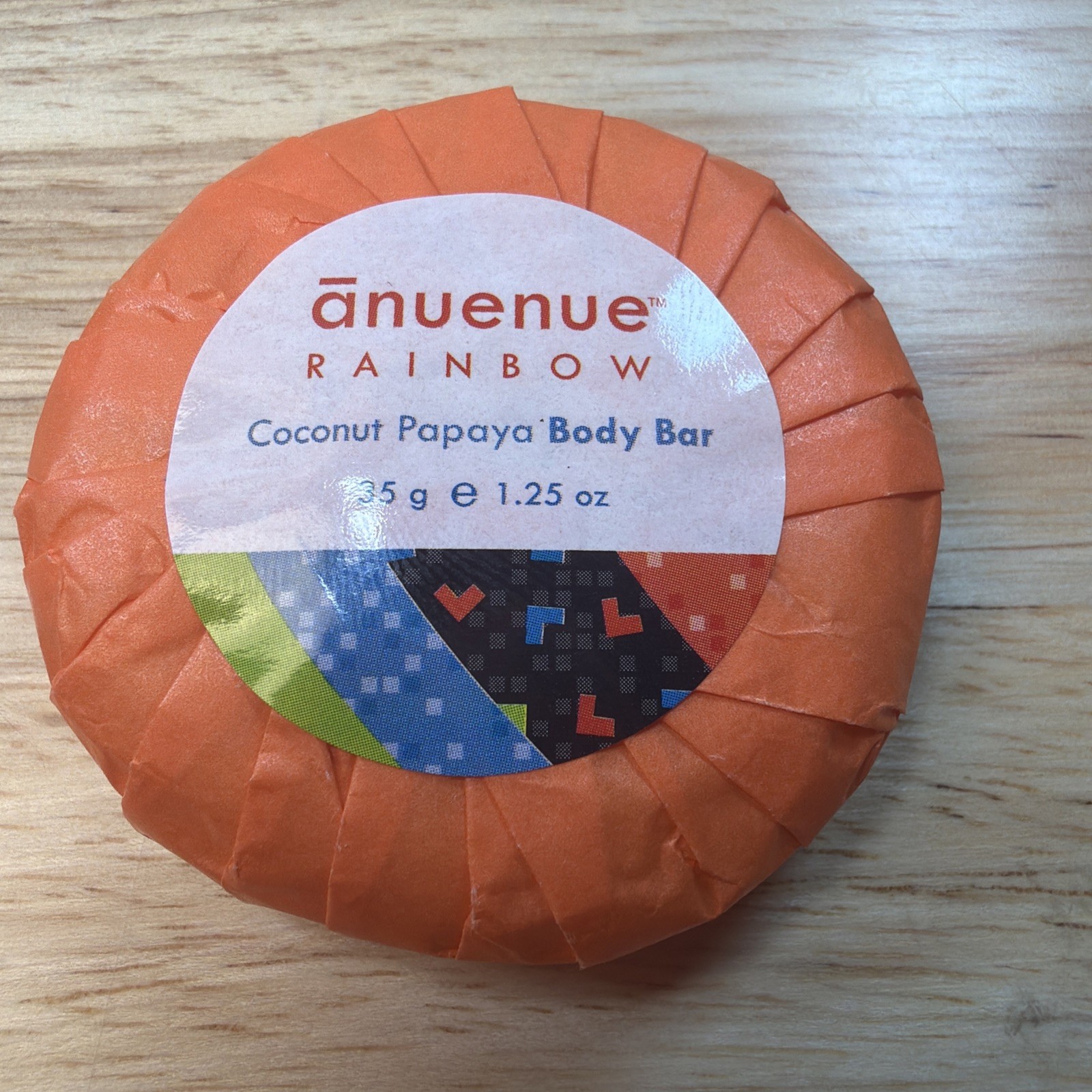 6x Anuenue Rainbow Coconut Papaya, Body Bars (1.25oz) & 4x Face Bars (1oz)