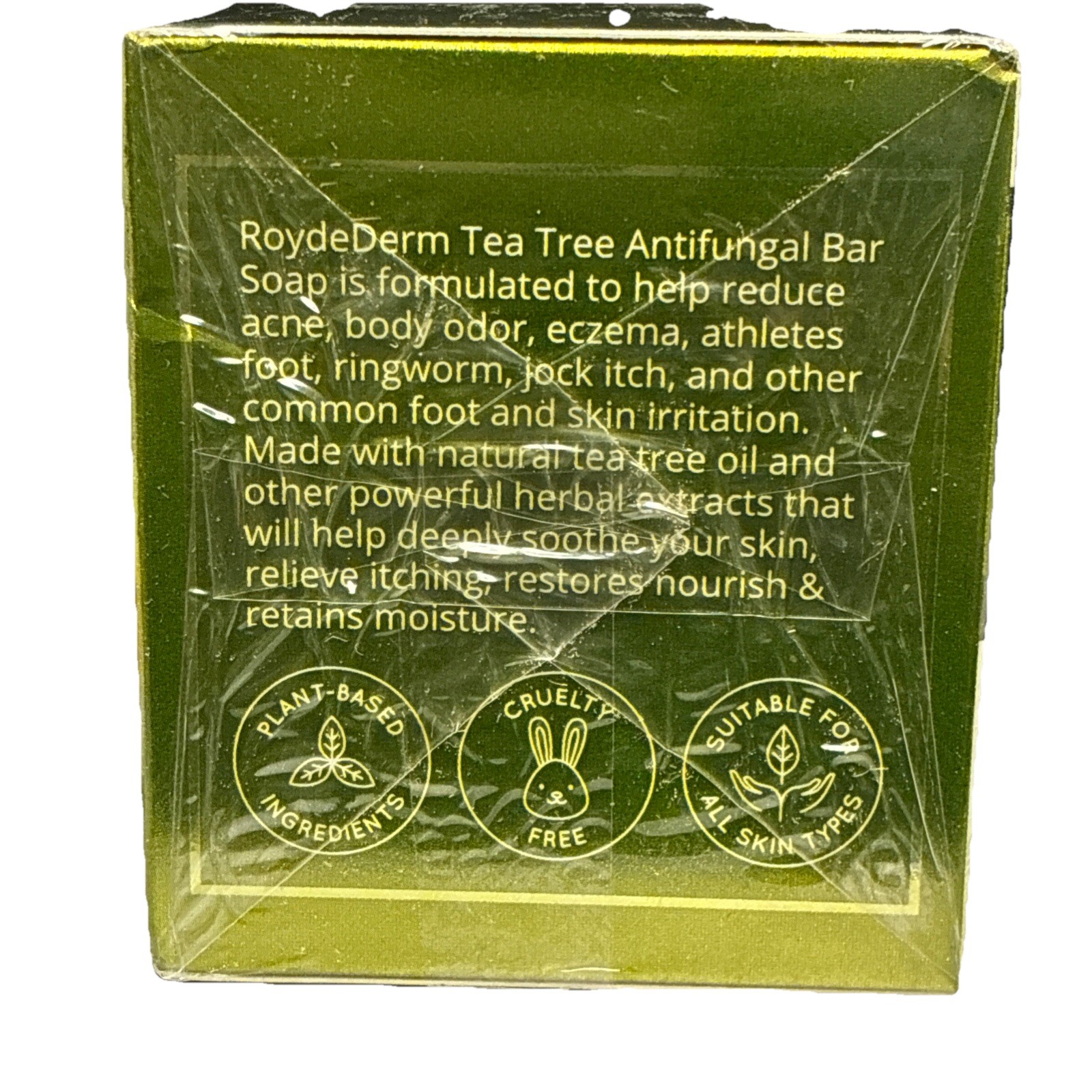 Roycederm Antifungal Tea Tree Soap Antibacterial Treatment for Face & Body