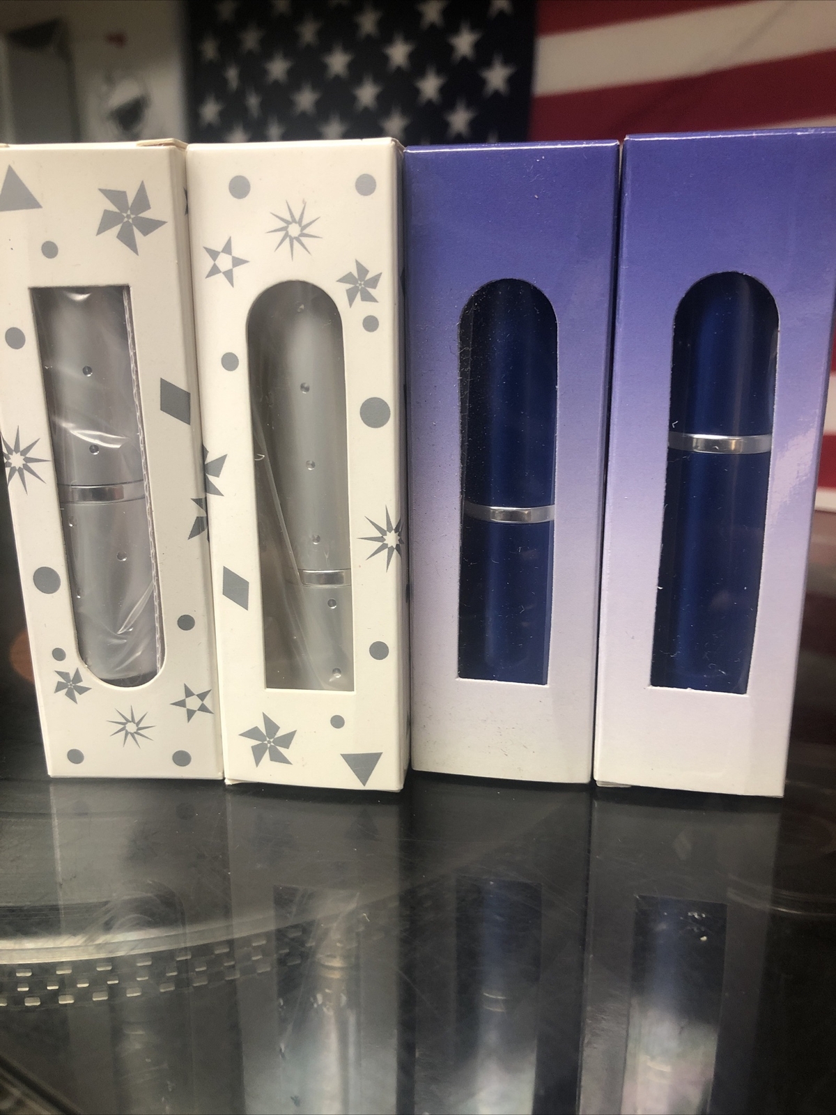 4x Portable Travel Perfume Atomizer Small Bottle Disinfectant Spray Refillable