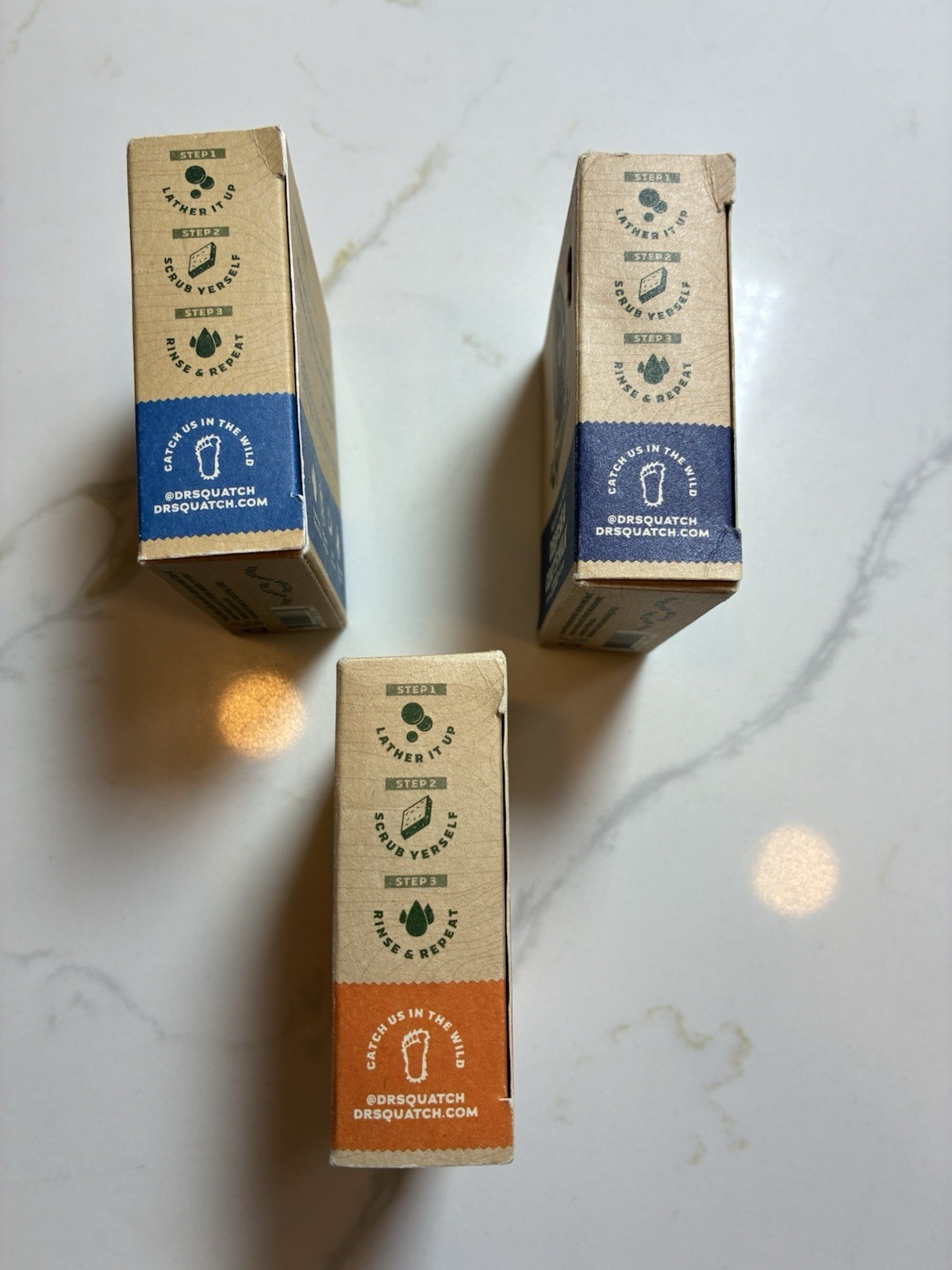 Dr. Squatch Natural 3 Bar Soap Variety Pack 5.0oz Fresh Falls Cedar Citrus Deep