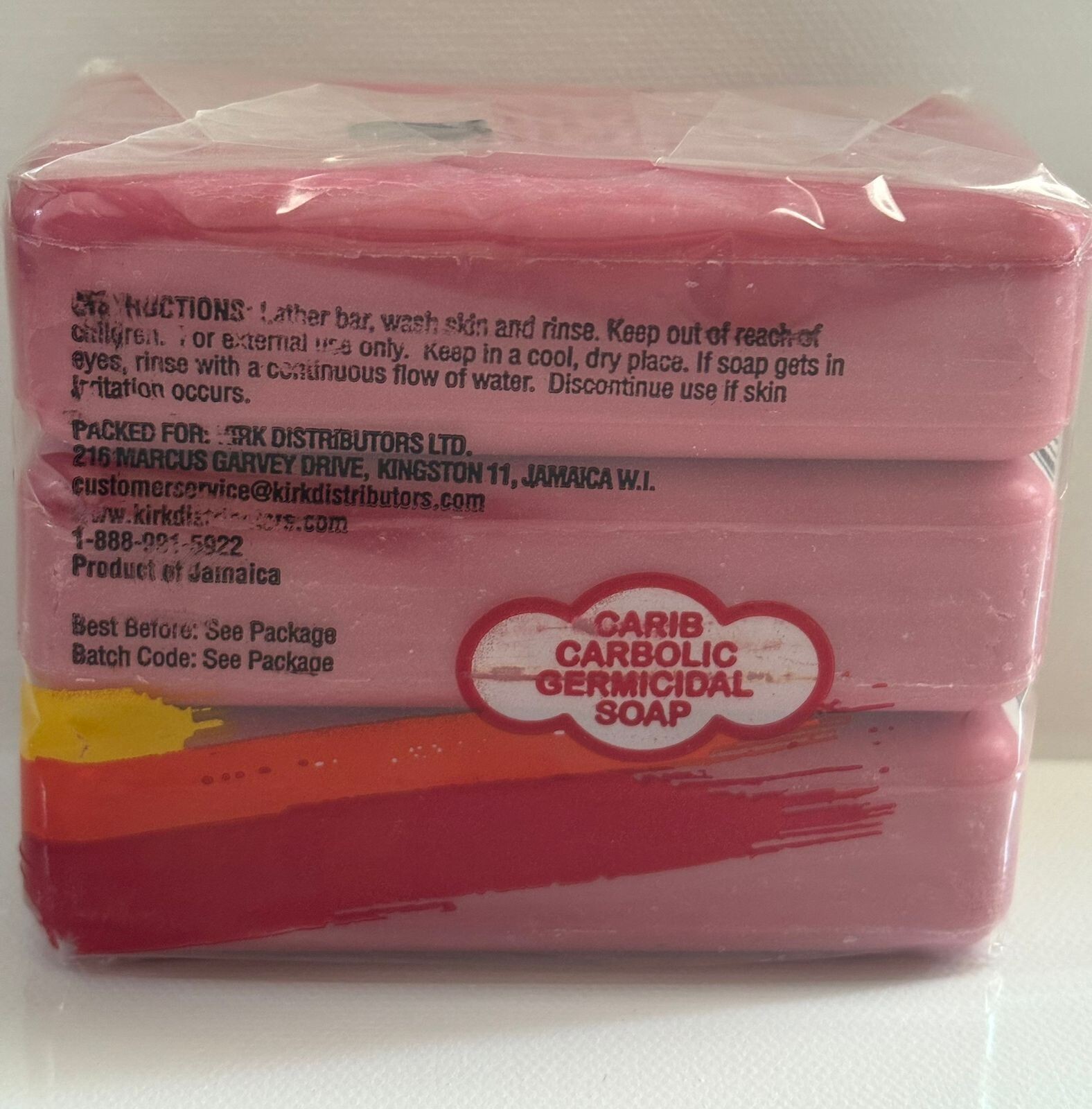 Jamaican Germicidal Carbolic Soap (3 Bars) – Tariffs are paid by us for USA