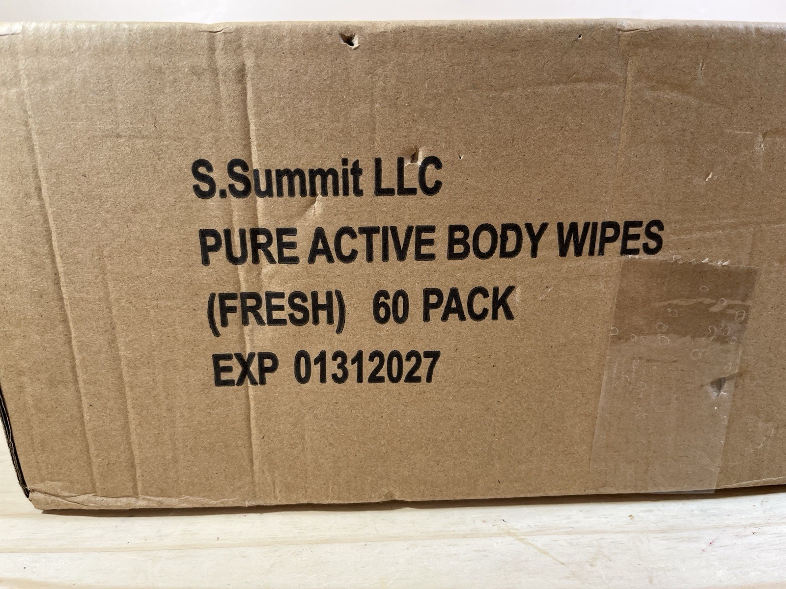 Pure Active Women’s Shower/ Body Wipes 60 Ind. Wrapped Personal Hygiene Exp ‘27