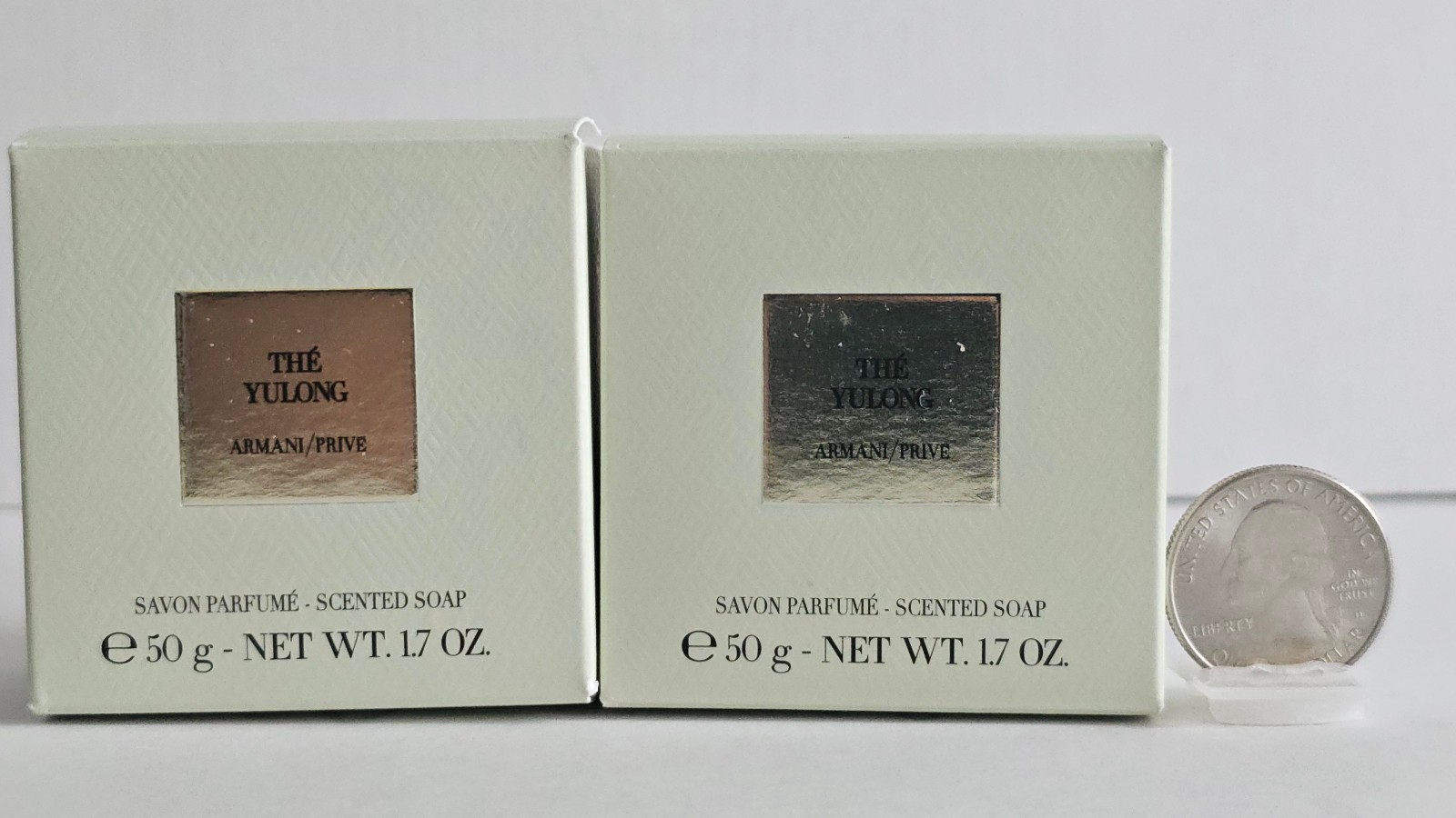 Armani Privé THÉ YULONG Scented Luxury Mini Soap – TWO PIECES 1.7Oz/50g/each