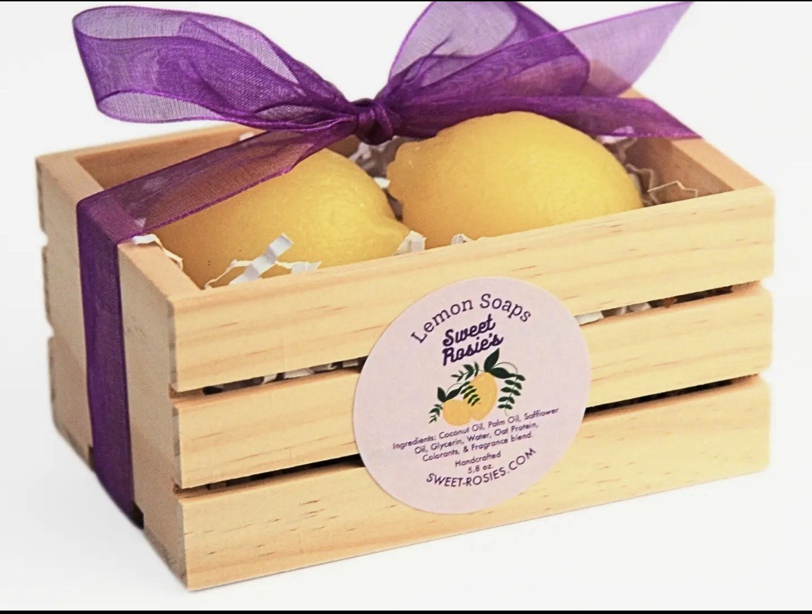 Sweet Rosie’s Handmade Lemon Soaps Assorted Soap Set Multipack Yellow 5.8oz